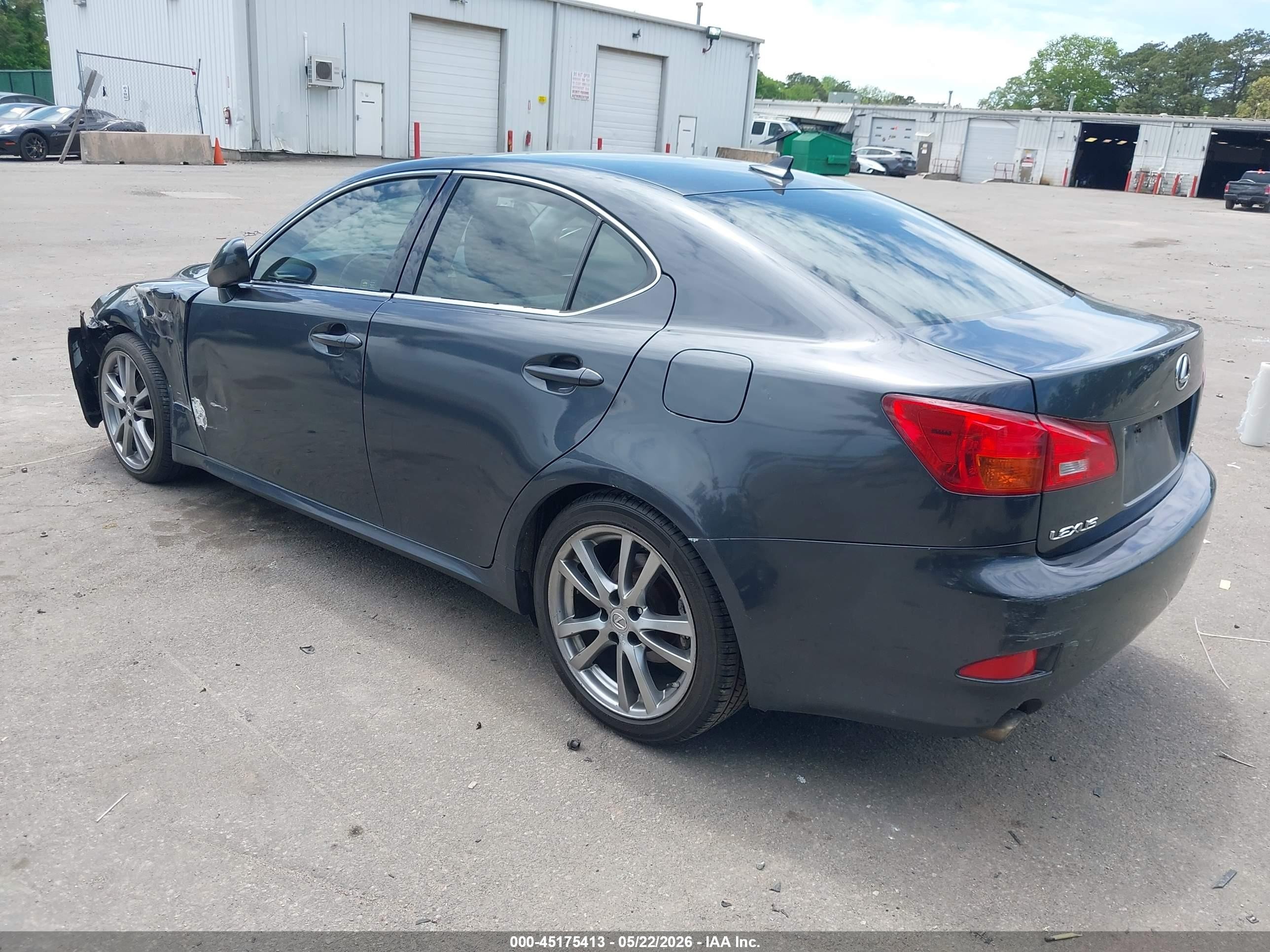 2008 Lexus Is 250 Gray vin: JTHBK262X85065300