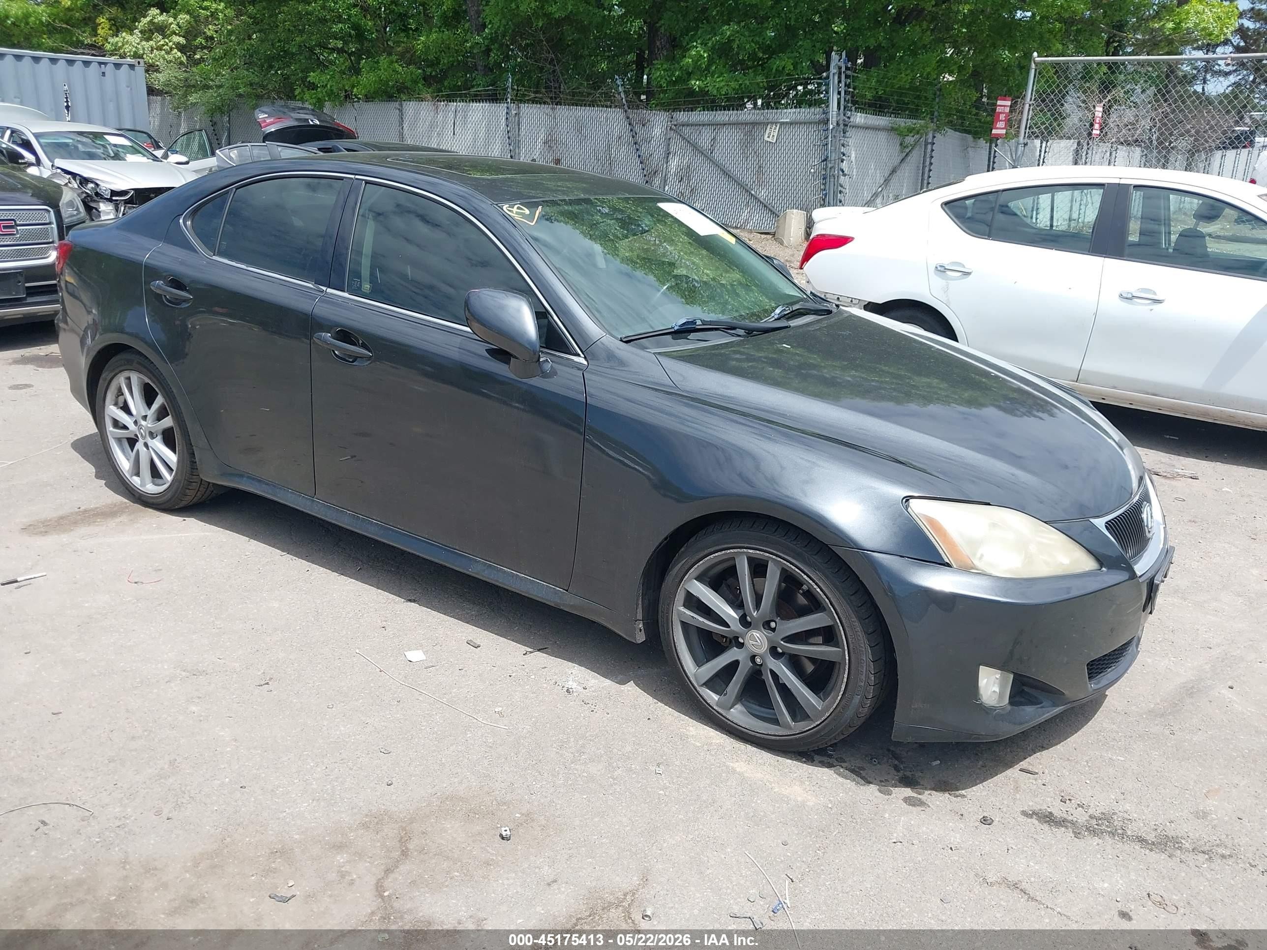 2008 Lexus Is 250 Gray vin: JTHBK262X85065300