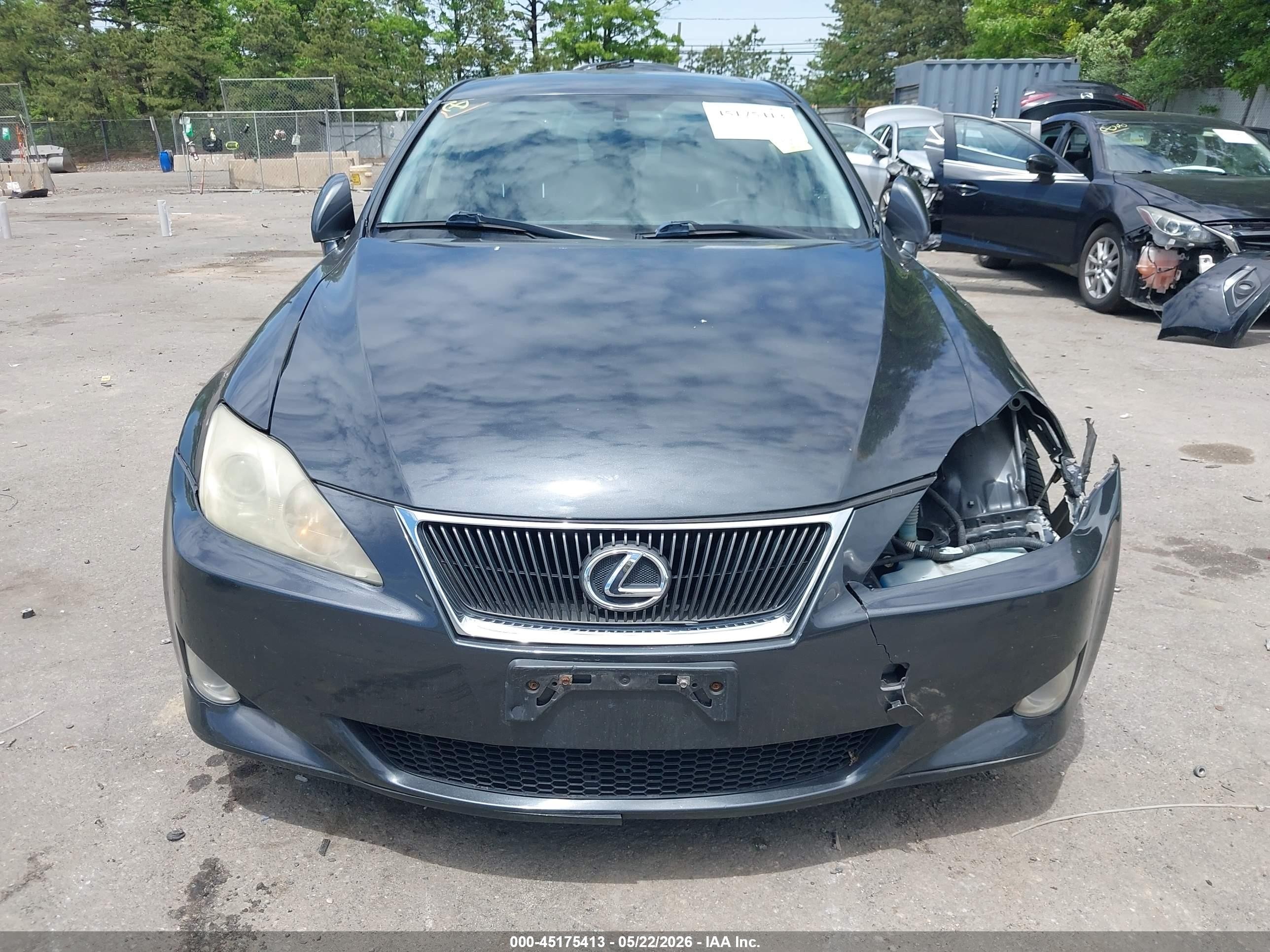 2008 Lexus Is 250 Gray vin: JTHBK262X85065300