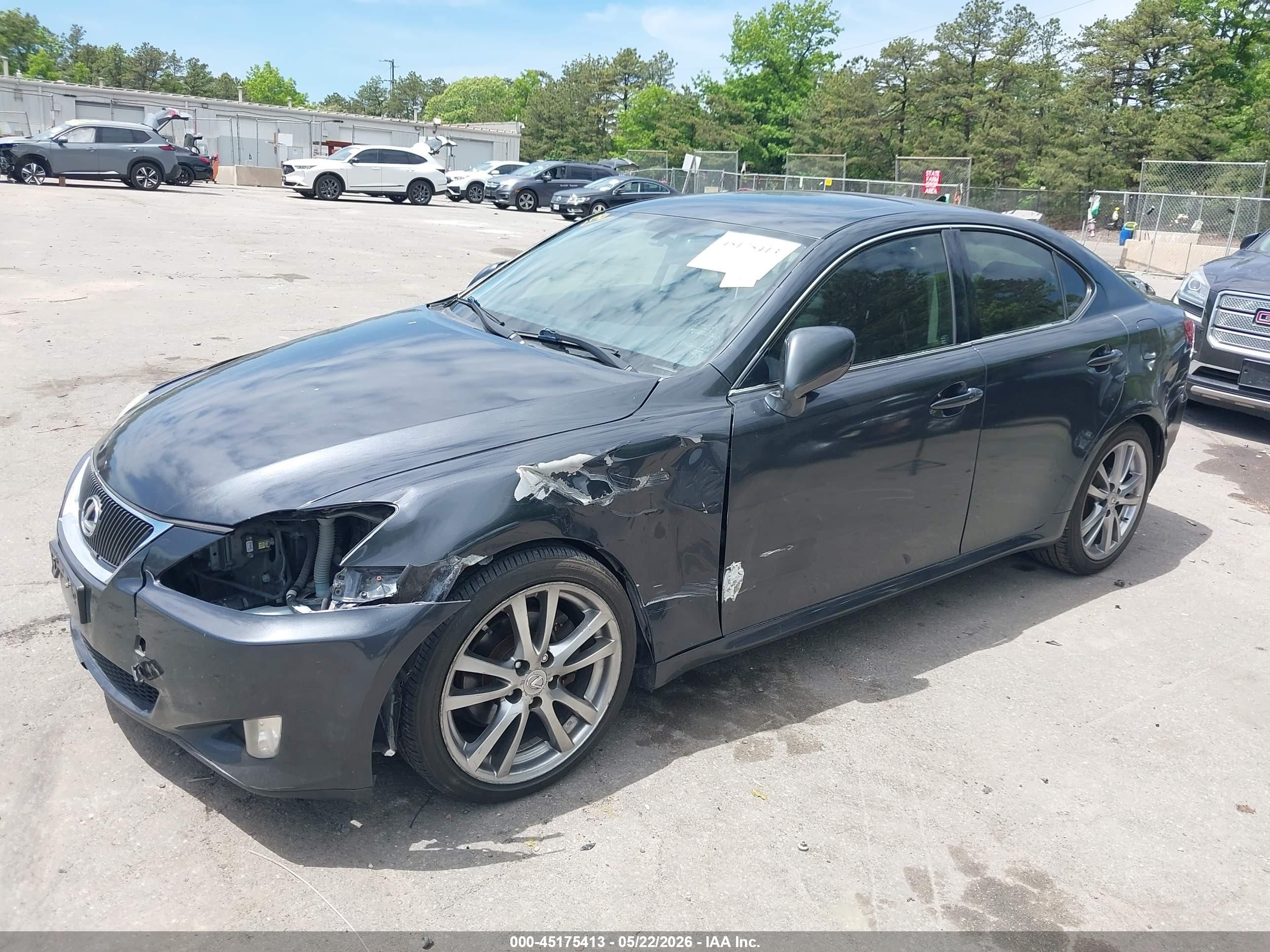 2008 Lexus Is 250 Gray vin: JTHBK262X85065300