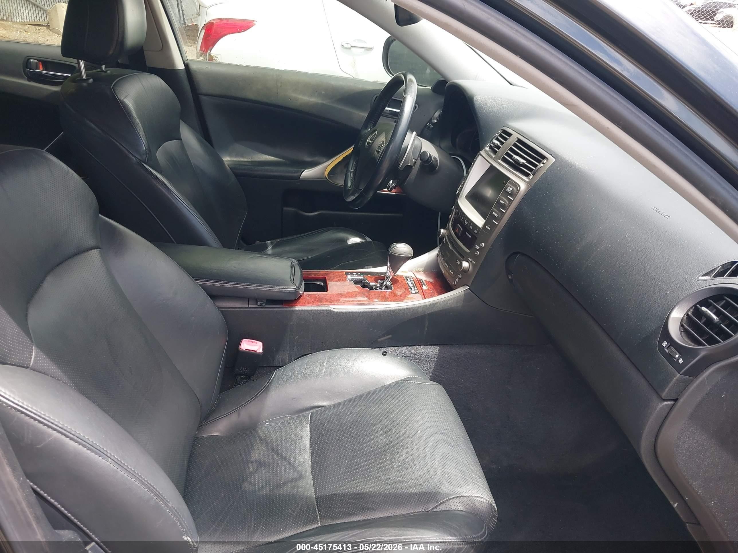 2008 Lexus Is 250 Gray vin: JTHBK262X85065300