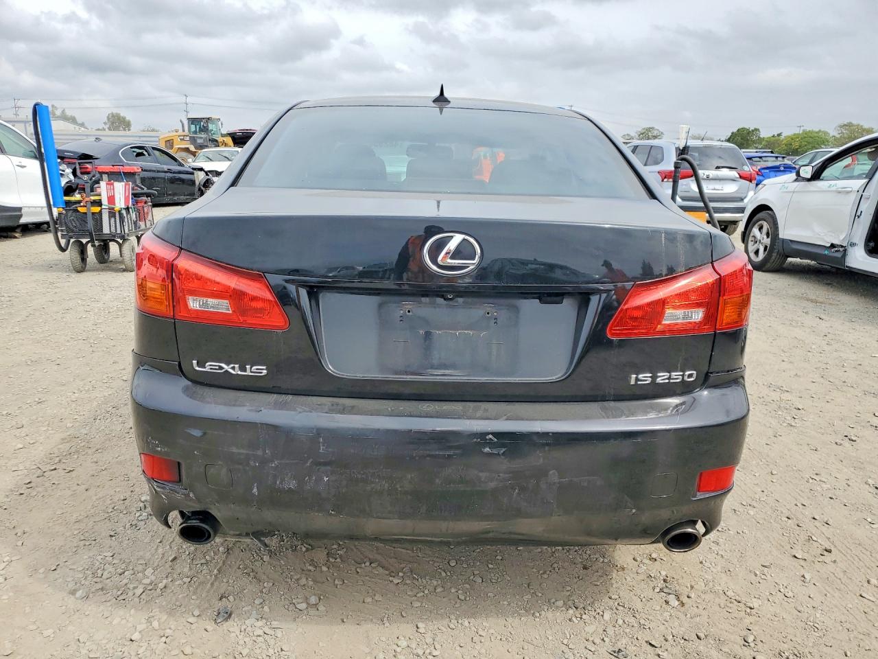 2008 Lexus Is 250 Base Black vin: JTHBK262X85078967