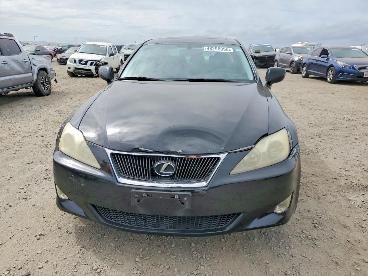 2008 Lexus Is 250 Base Black vin: JTHBK262X85078967