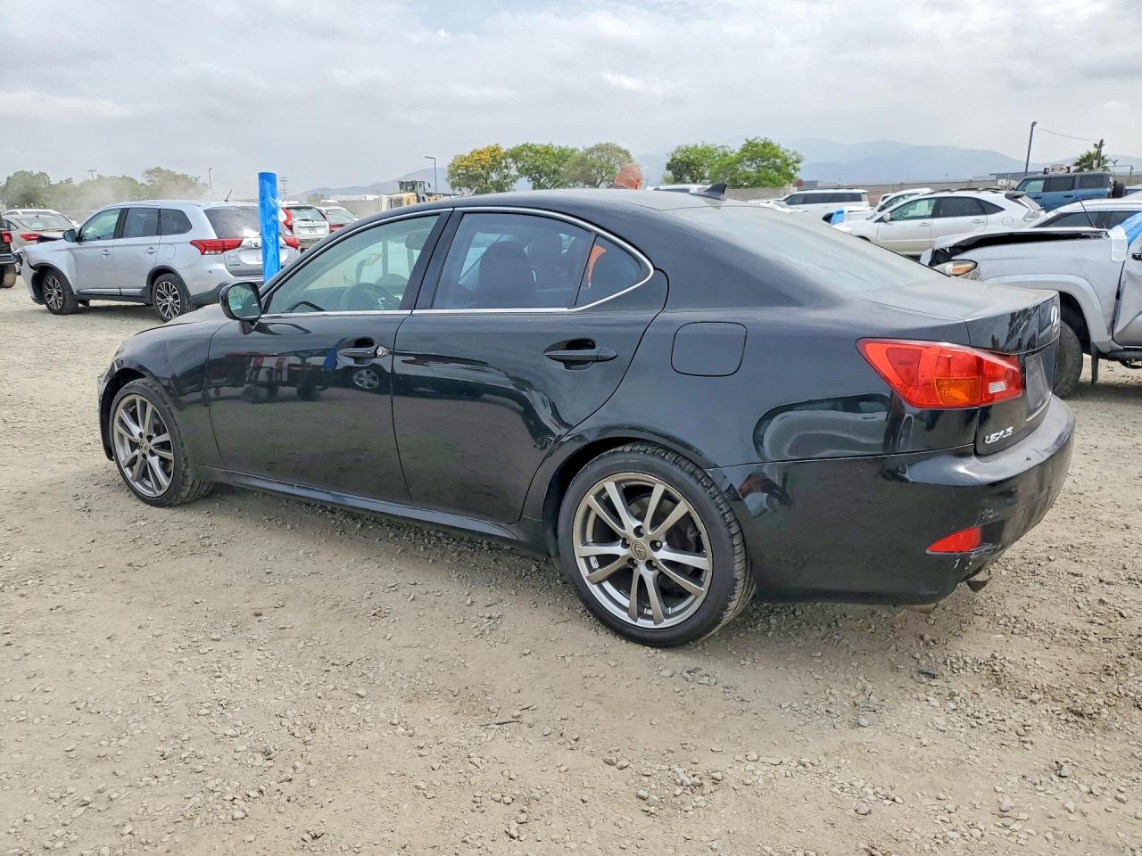2008 Lexus Is 250 Base Black vin: JTHBK262X85078967