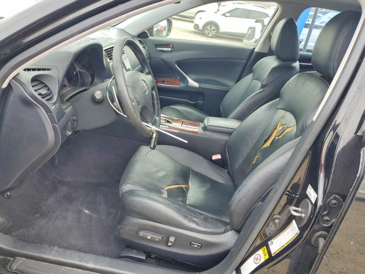 2008 Lexus Is 250 Base Black vin: JTHBK262X85078967