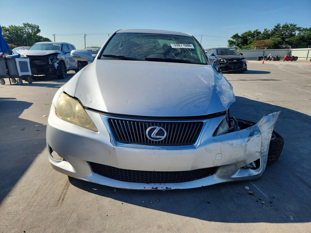 2009 Lexus Is 250 Серебряный vin: JTHBK262X92086652