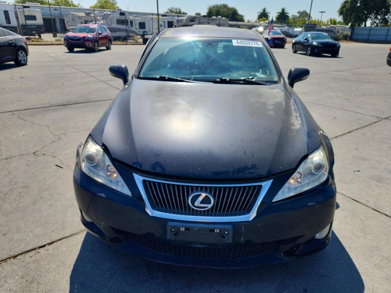 2009 Lexus Is 250 Base Черный vin: JTHBK262X92087087