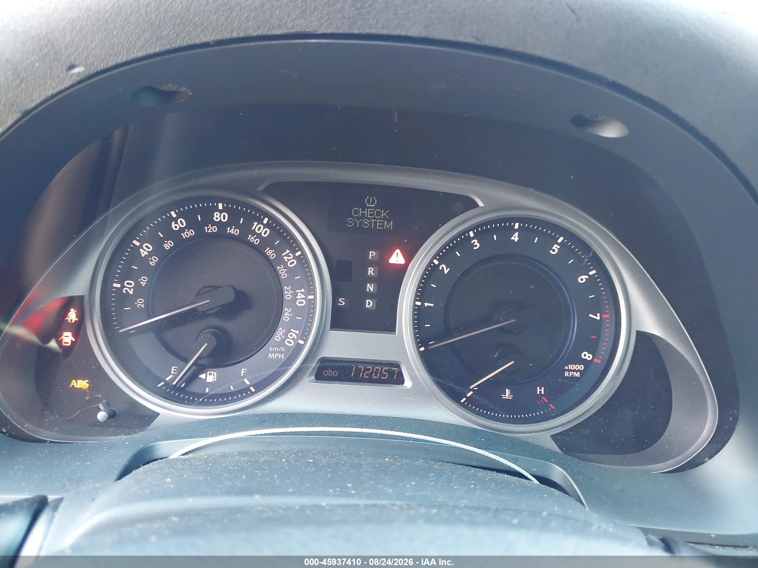 2009 Lexus Is 250   Black vin: JTHBK262X92087655
