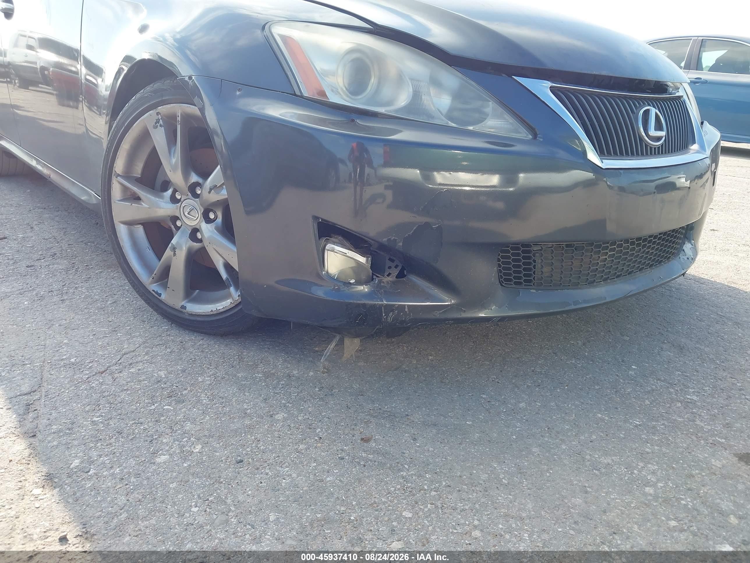 2009 Lexus Is 250   Black vin: JTHBK262X92087655