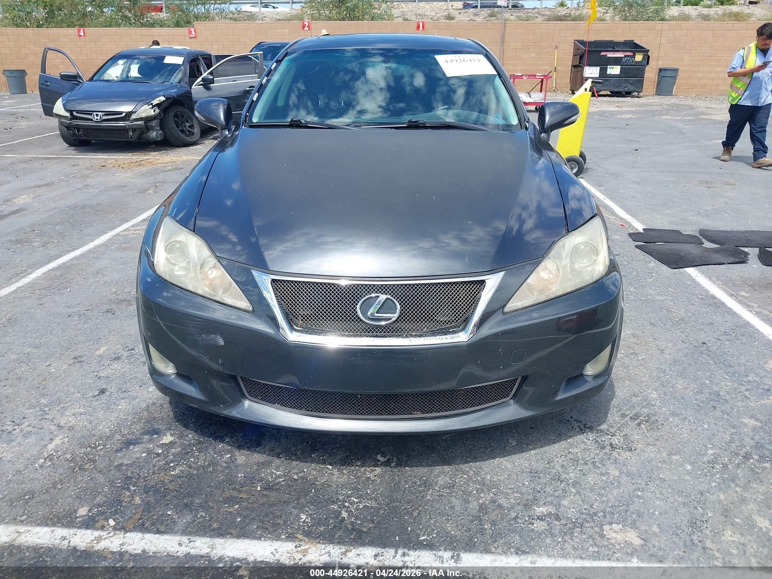 2009 Lexus Is 250   Gray vin: JTHBK262X92089650