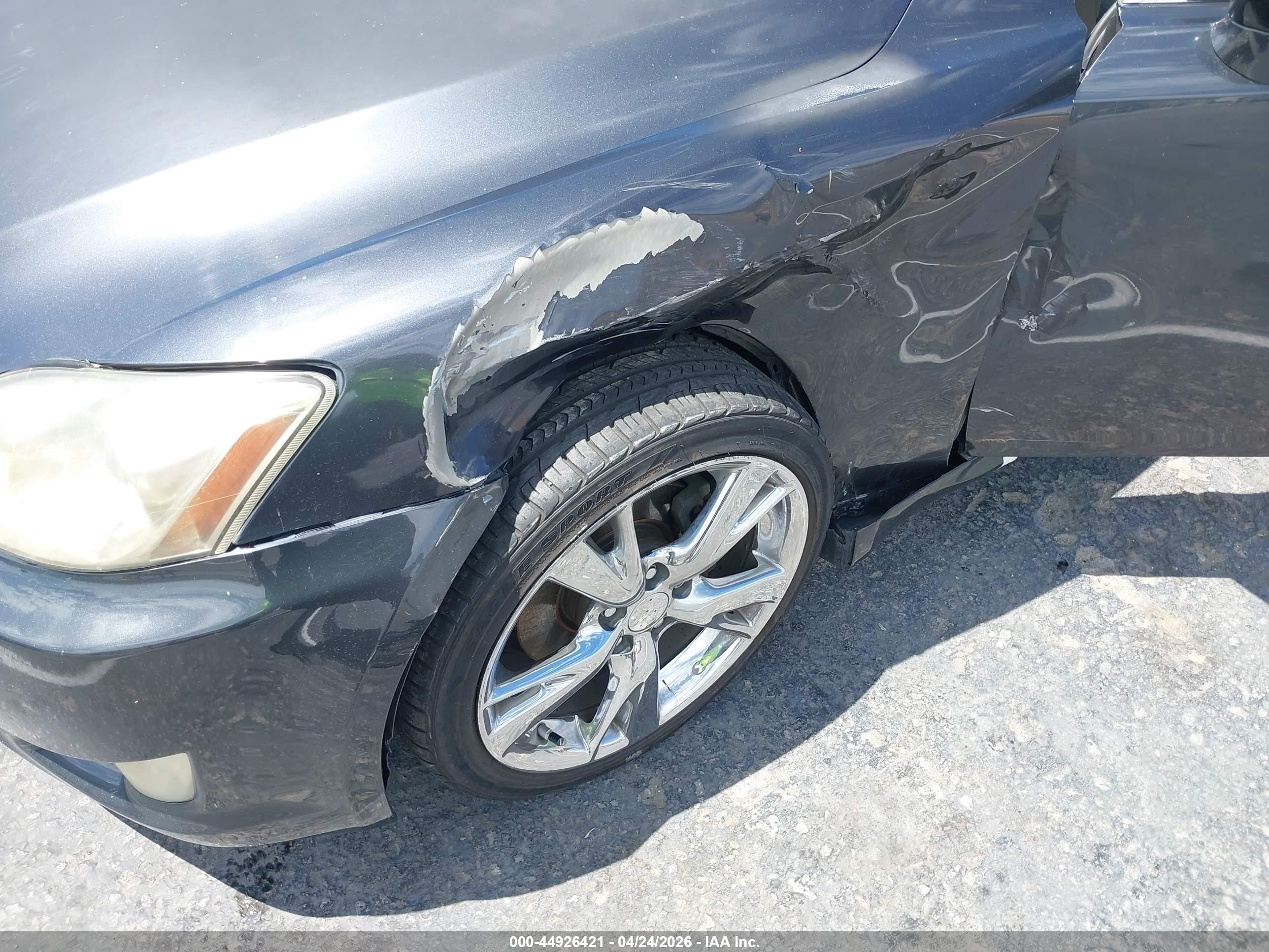 2009 Lexus Is 250   Gray vin: JTHBK262X92089650