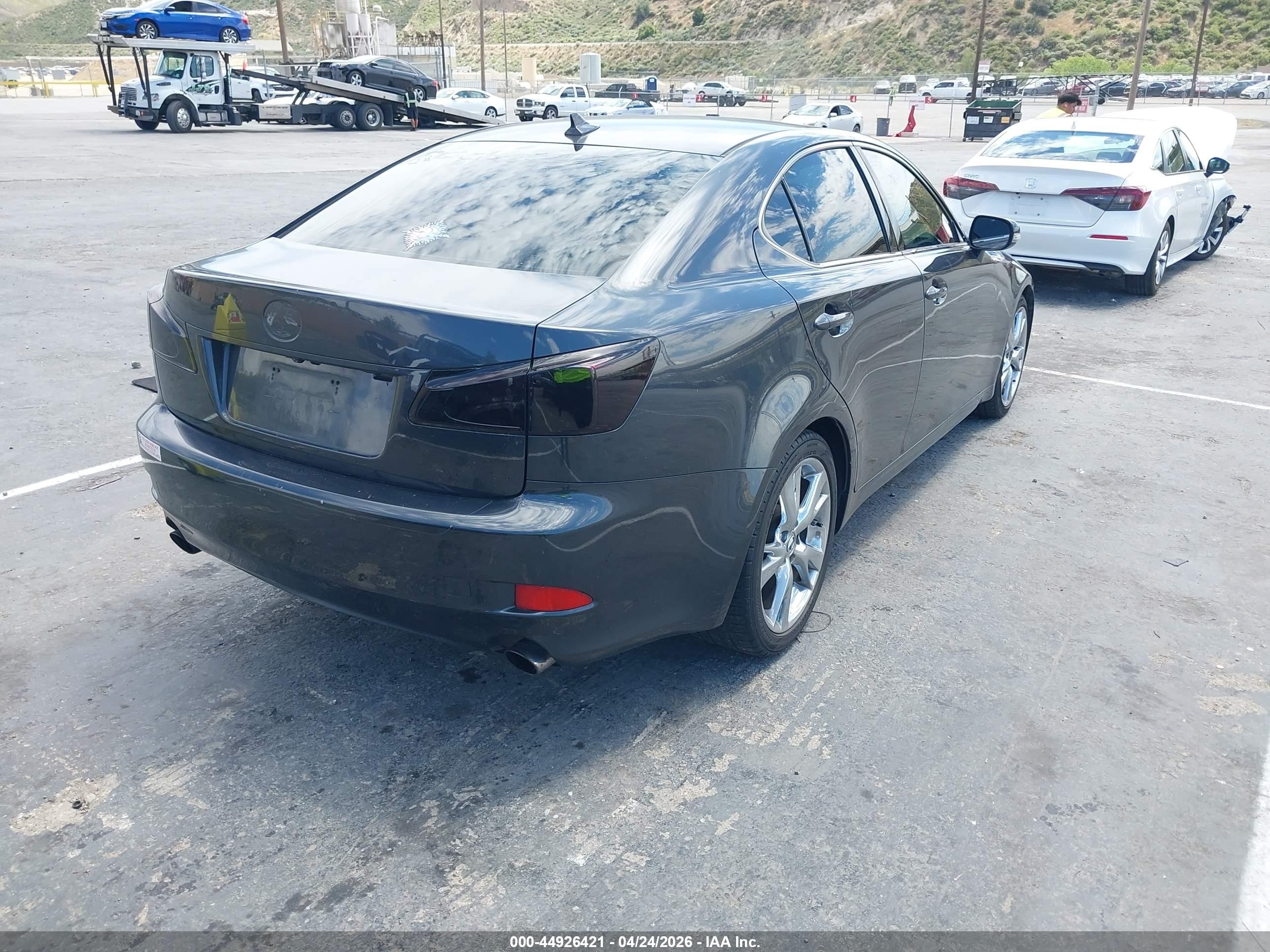 2009 Lexus Is 250   Gray vin: JTHBK262X92089650