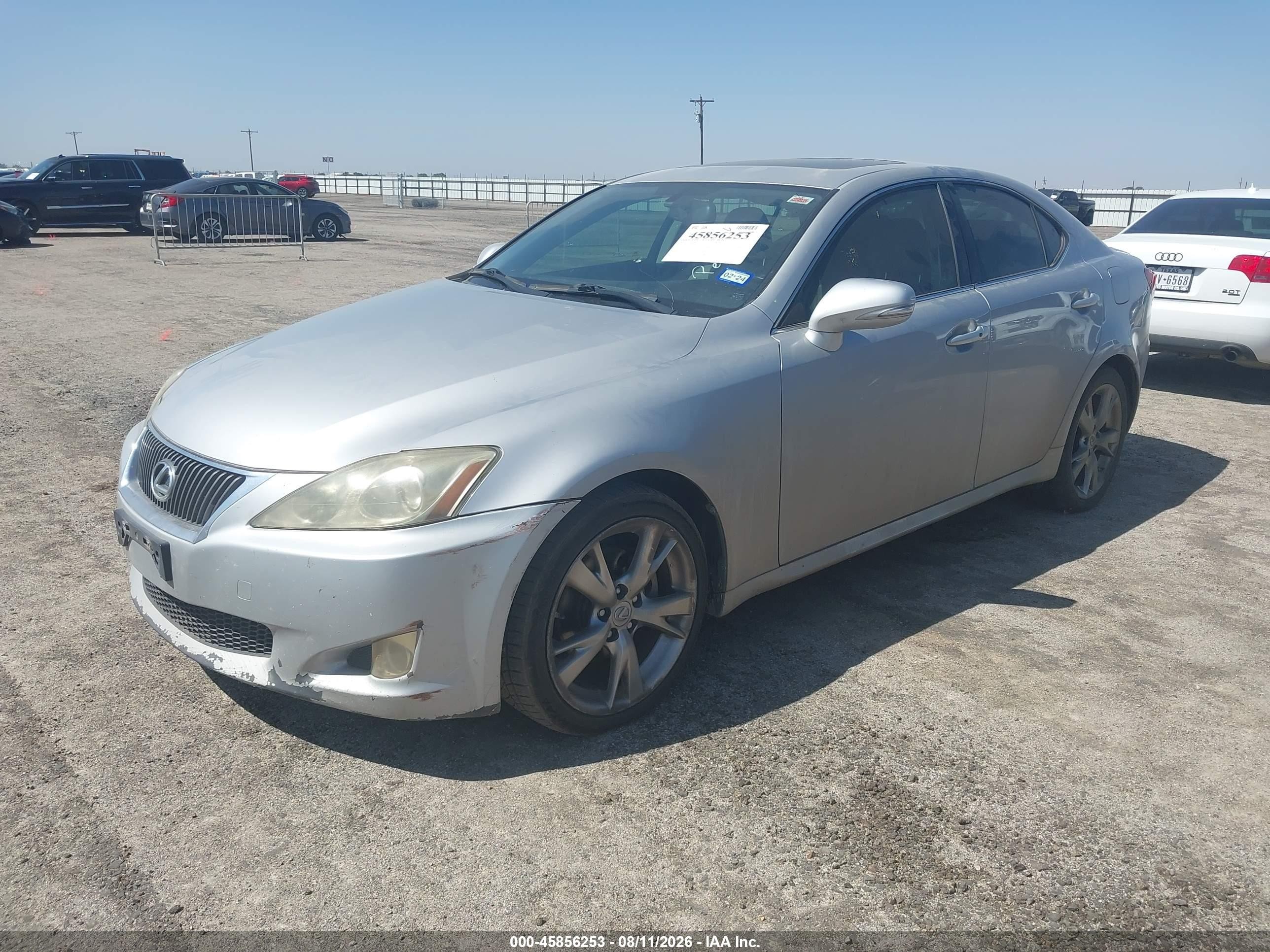 2009 Lexus Is 250   Silver vin: JTHBK262X92090622