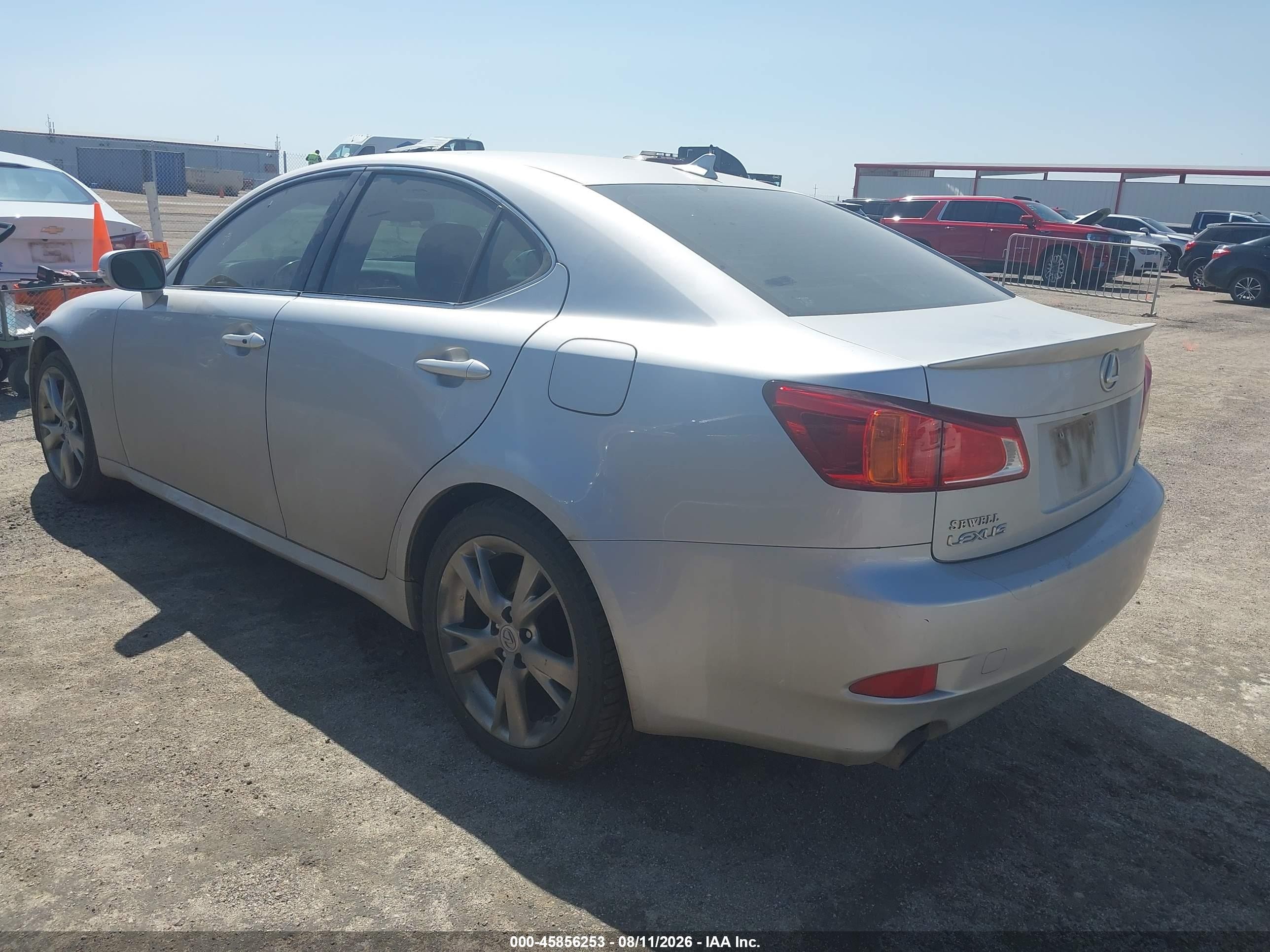 2009 Lexus Is 250   Silver vin: JTHBK262X92090622