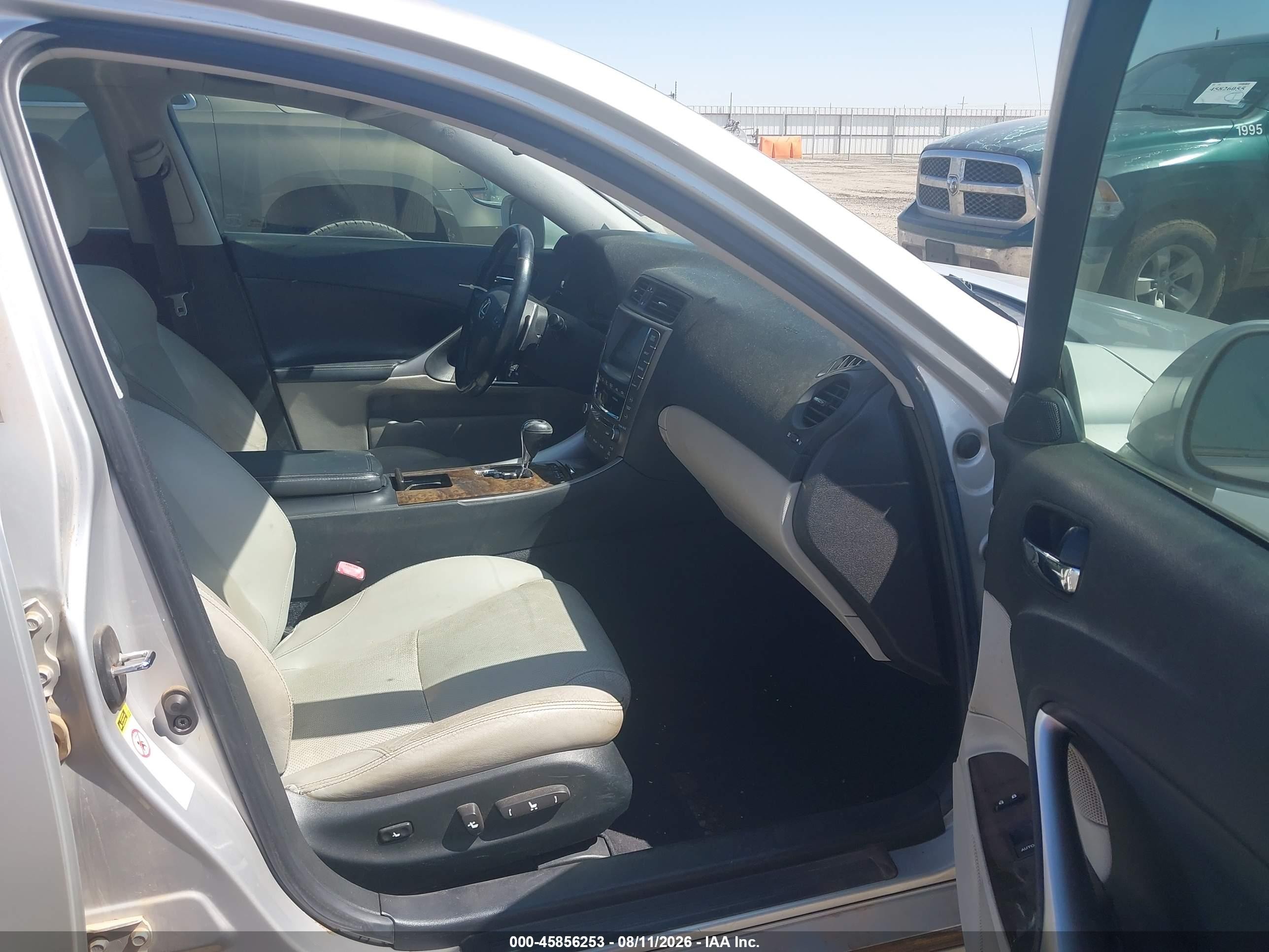 2009 Lexus Is 250   Silver vin: JTHBK262X92090622