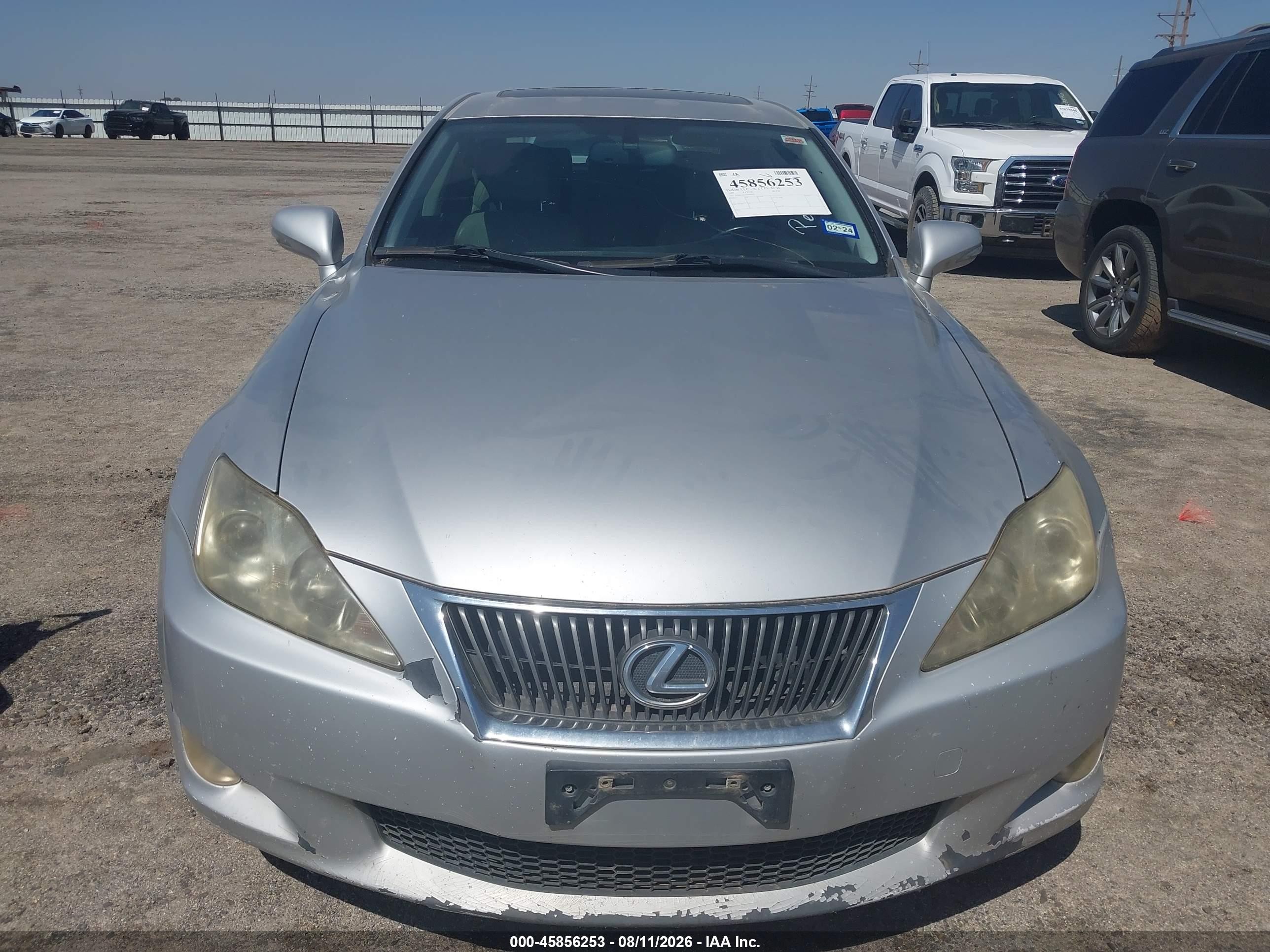2009 Lexus Is 250   Silver vin: JTHBK262X92090622
