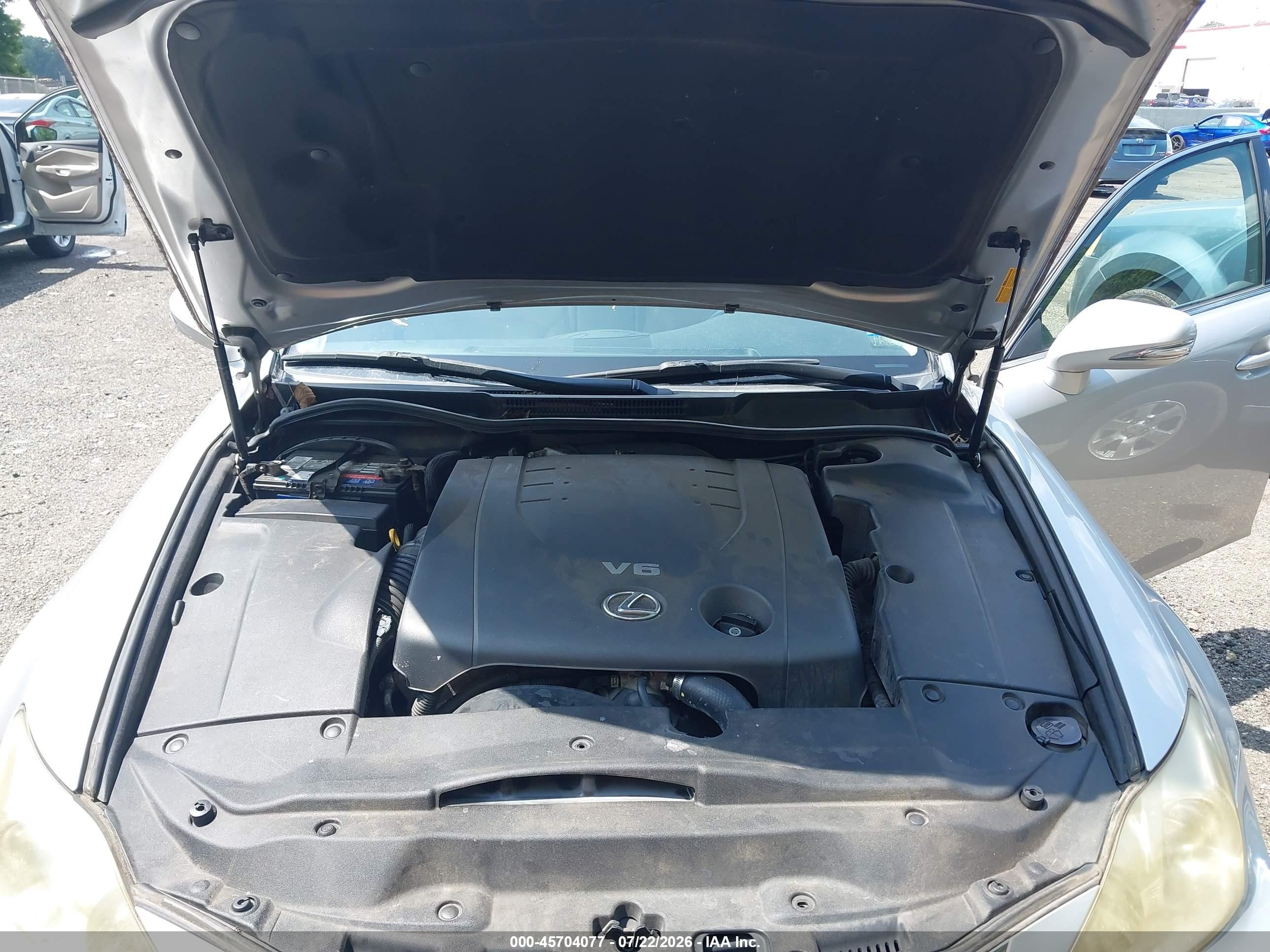 2009 Lexus Is 250   Silver vin: JTHBK262X95089307
