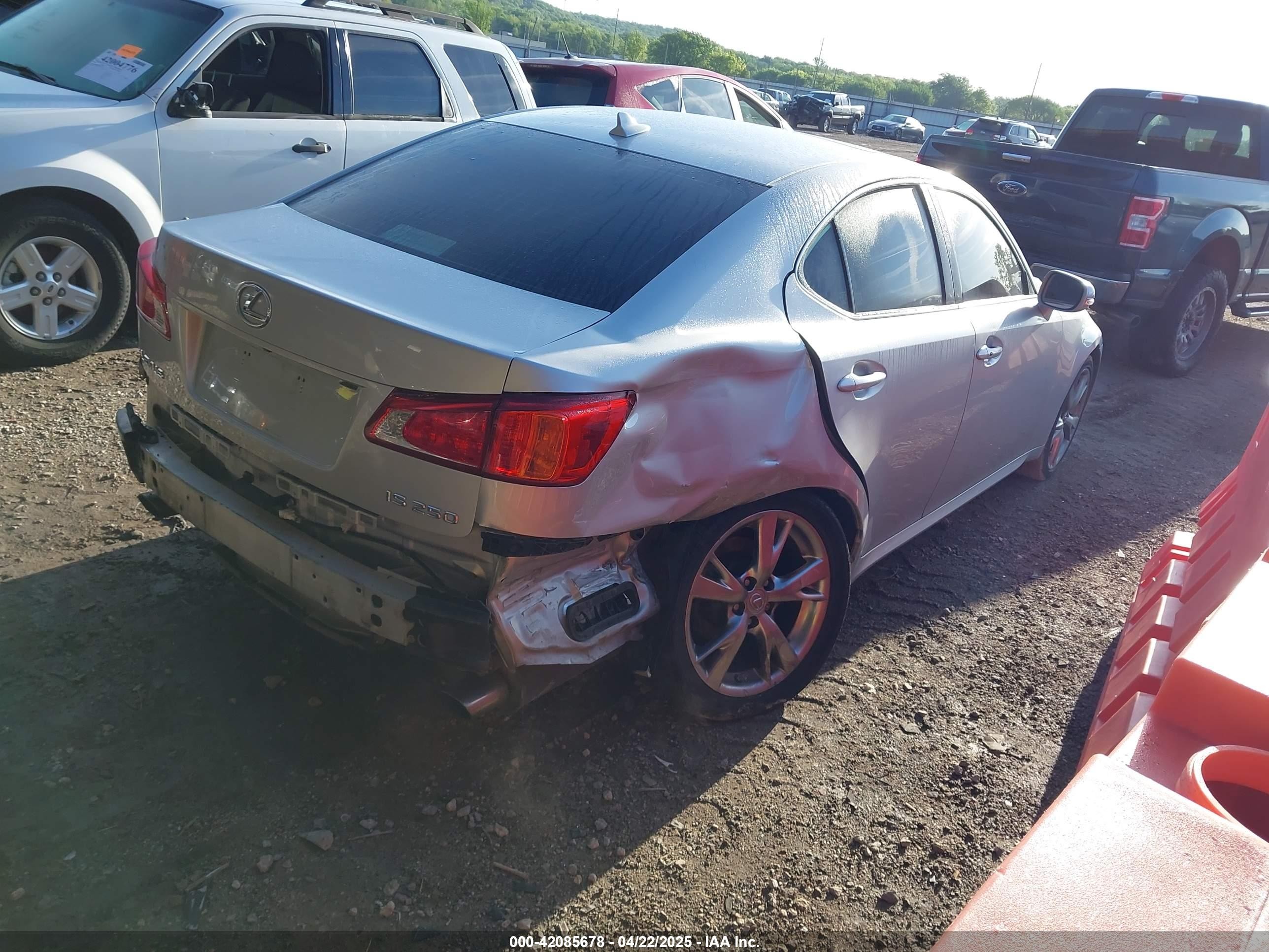 2009 Lexus Is 250 Gray vin: JTHBK262X95095415