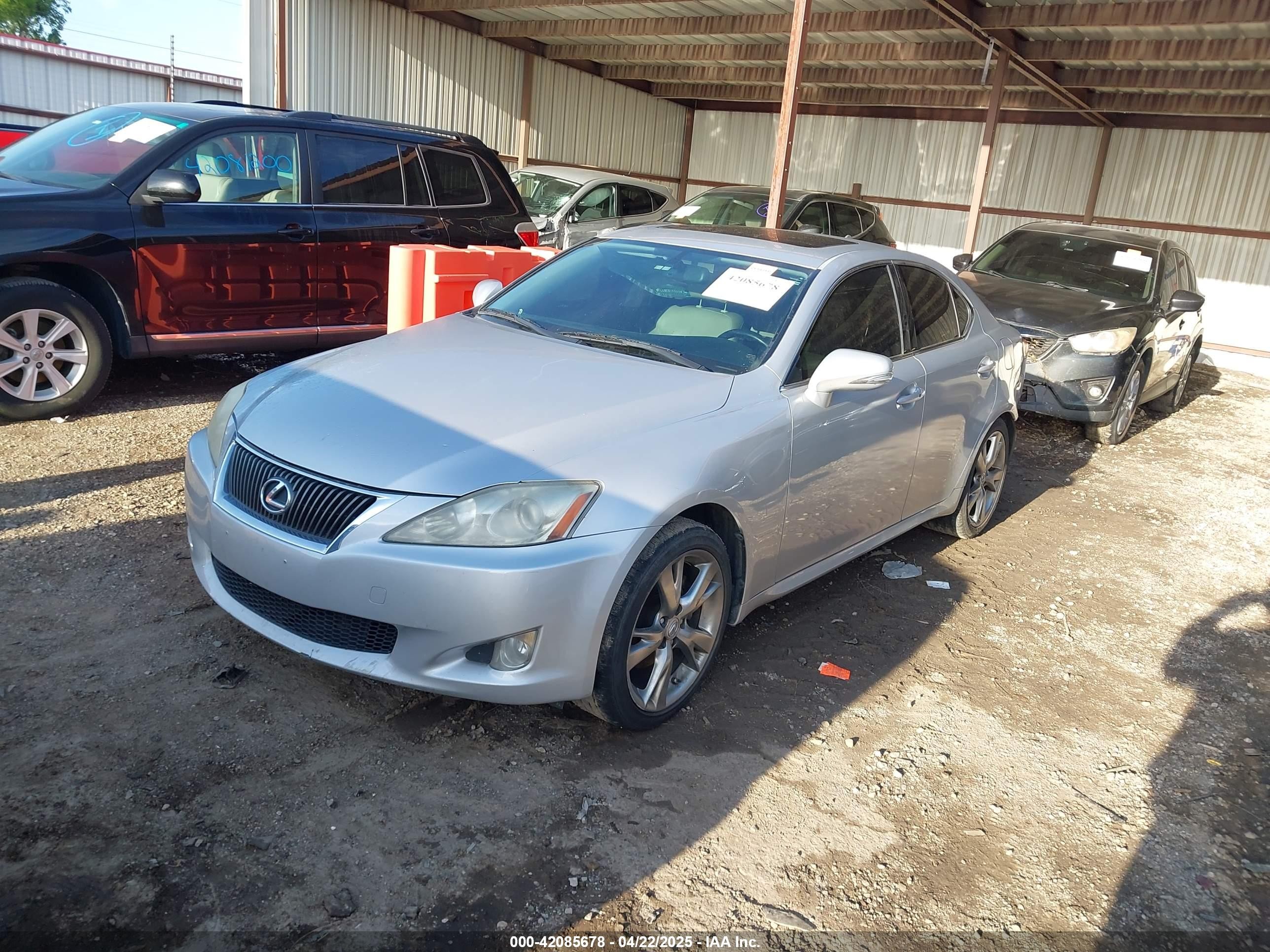 2009 Lexus Is 250 Gray vin: JTHBK262X95095415