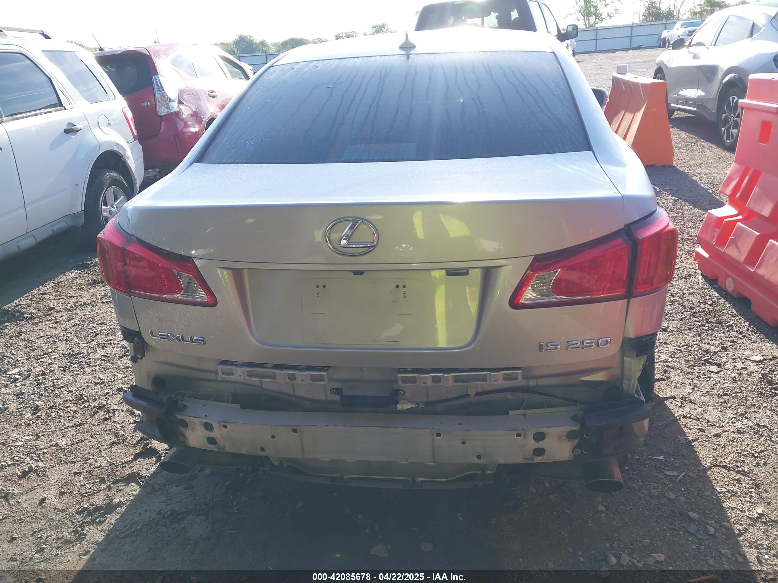2009 Lexus Is 250 Gray vin: JTHBK262X95095415