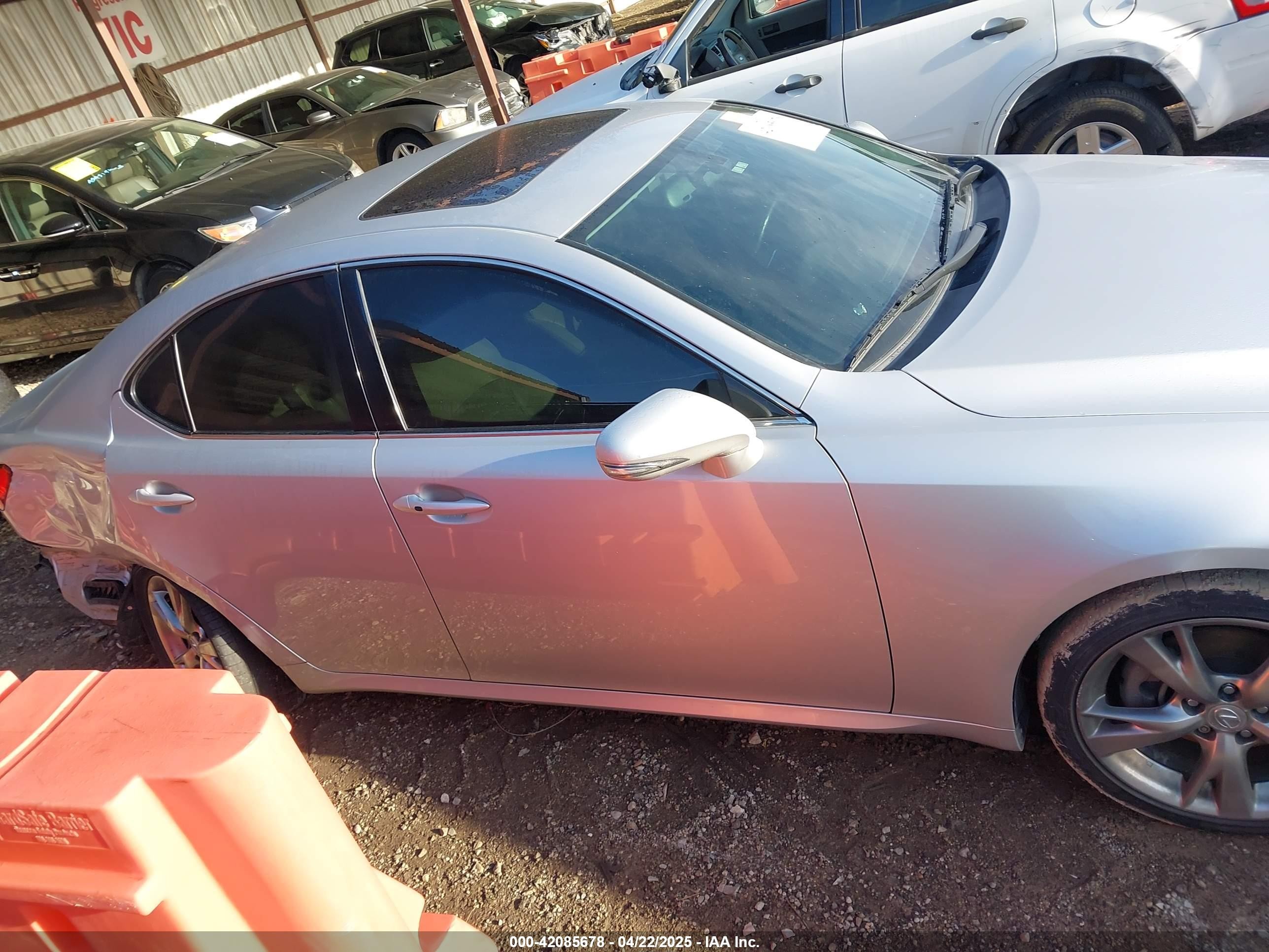 2009 Lexus Is 250 Gray vin: JTHBK262X95095415