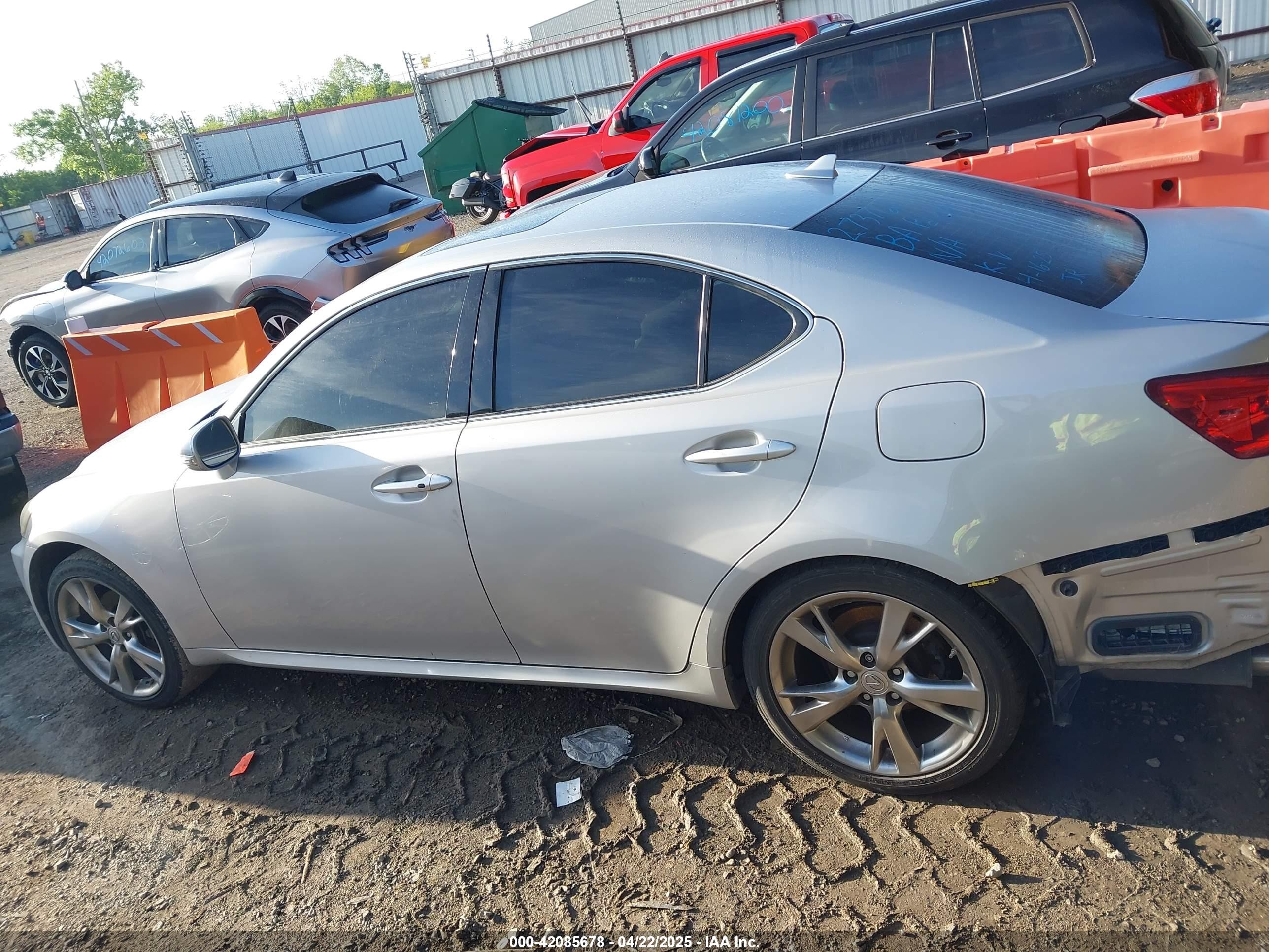 2009 Lexus Is 250 Gray vin: JTHBK262X95095415