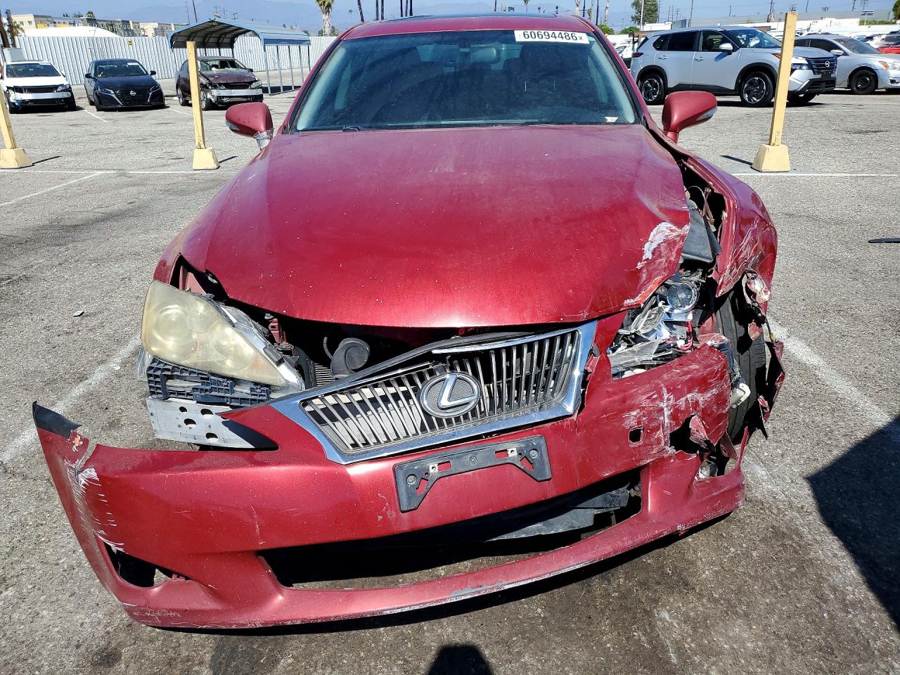 2009 Lexus Is 250 Red vin: JTHBK262X95097083