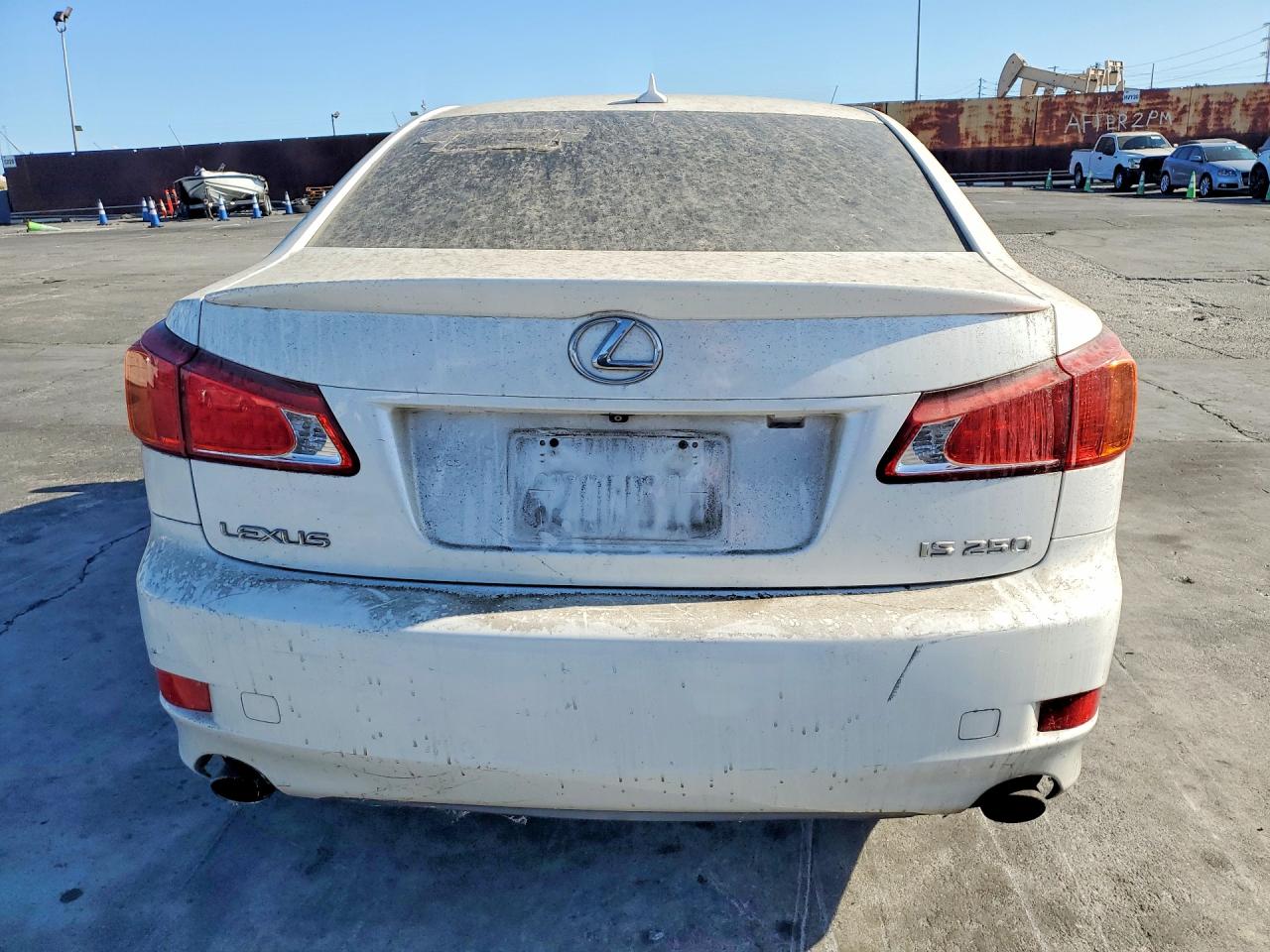 2009 Lexus Is 250 Base White vin: JTHBK262X95105327