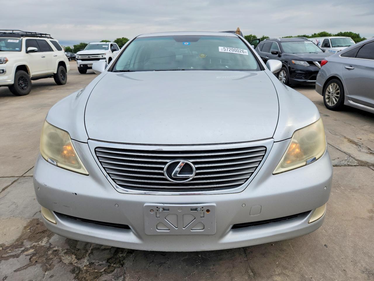 2007 Lexus Ls 460 Silver vin: JTHBL46F075029397