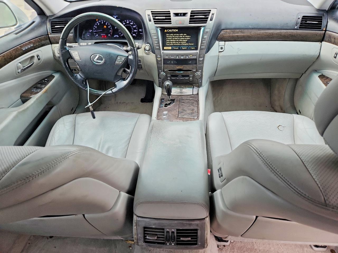 2007 Lexus Ls 460 Silver vin: JTHBL46F075029397