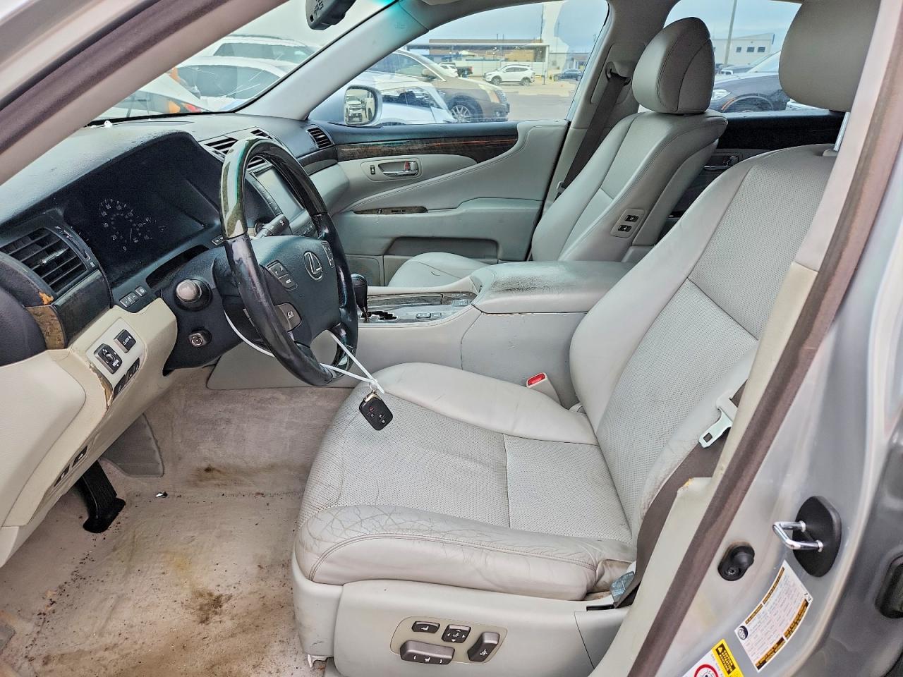 2007 Lexus Ls 460 Silver vin: JTHBL46F075029397