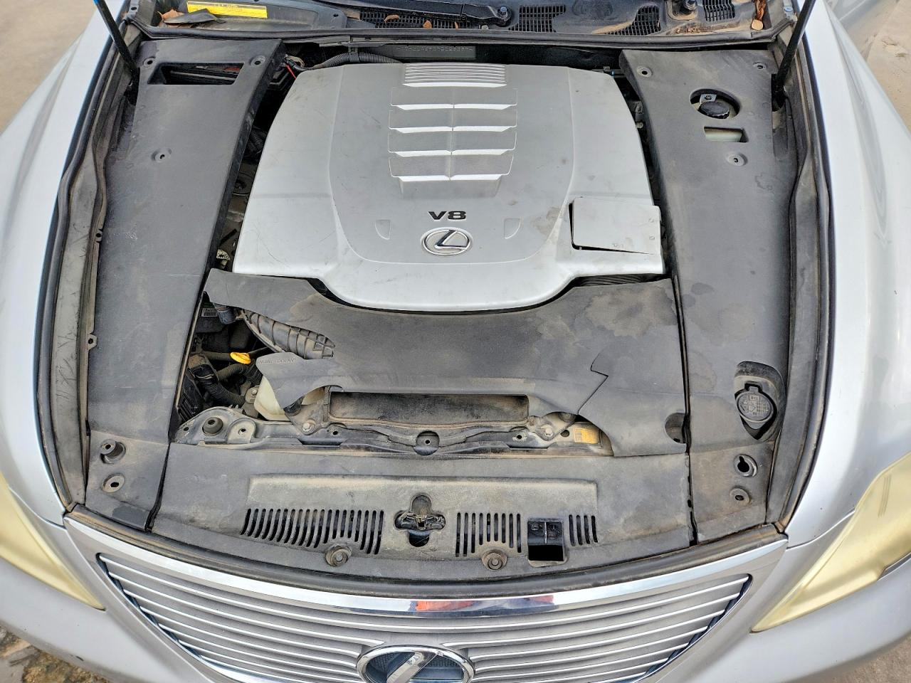 2007 Lexus Ls 460 Silver vin: JTHBL46F075029397