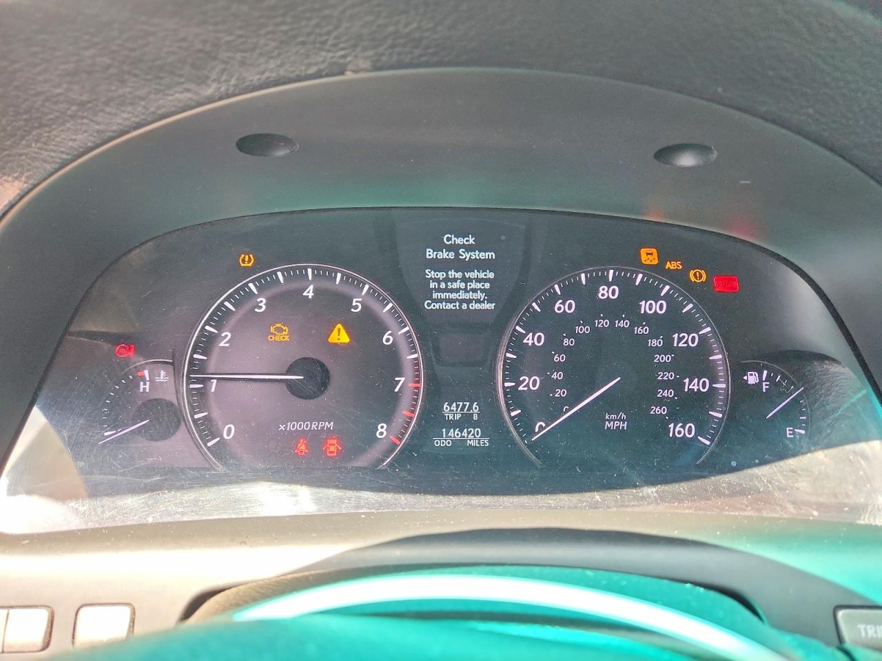 2007 Lexus Ls 460 Black vin: JTHBL46F075035555
