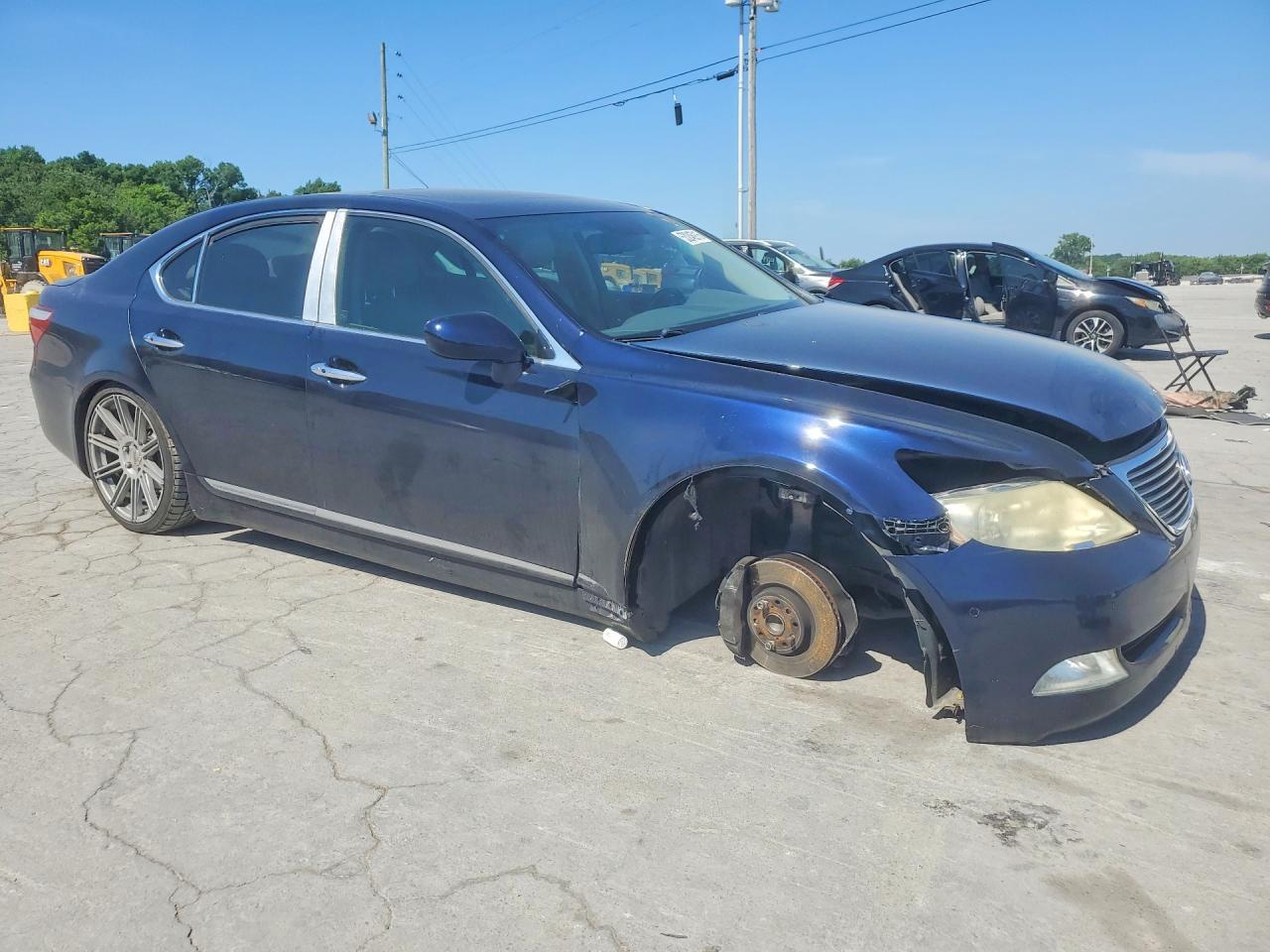 2007 Lexus Ls 460 Черный vin: JTHBL46F075050511
