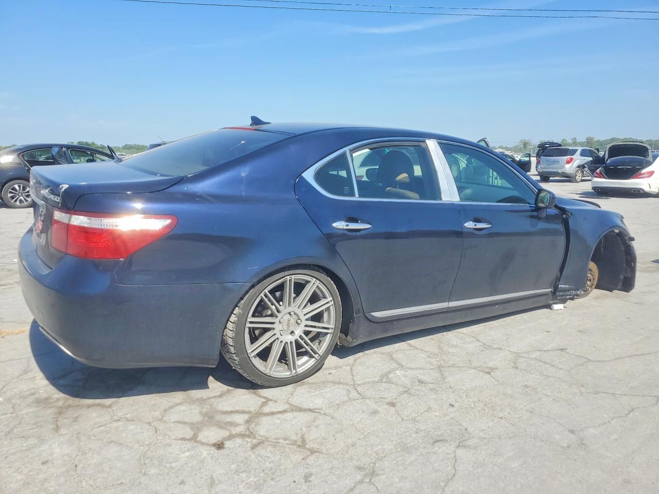 2007 Lexus Ls 460 Черный vin: JTHBL46F075050511