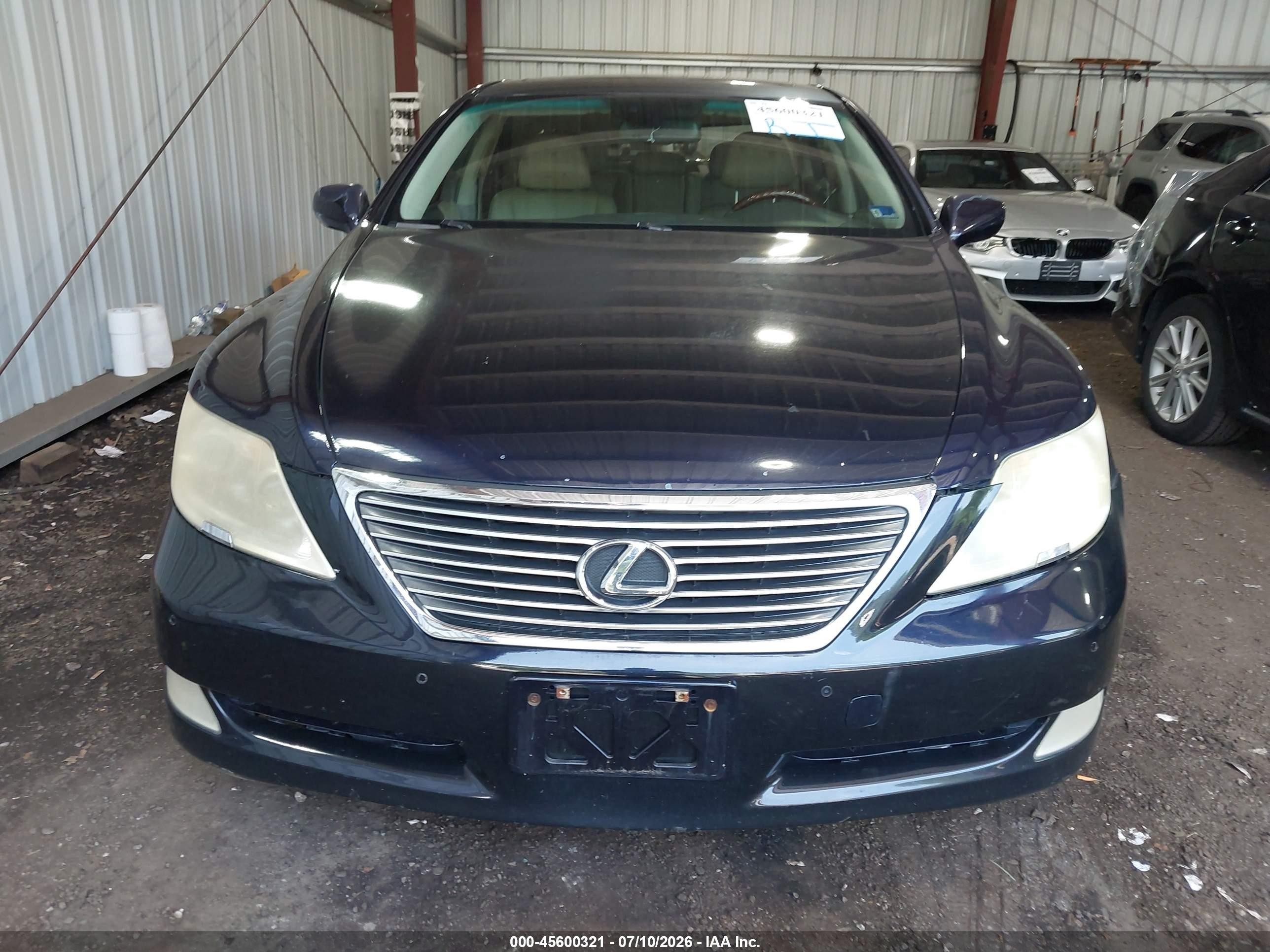 2008 Lexus Ls 460   Dark Blue vin: JTHBL46F085052213