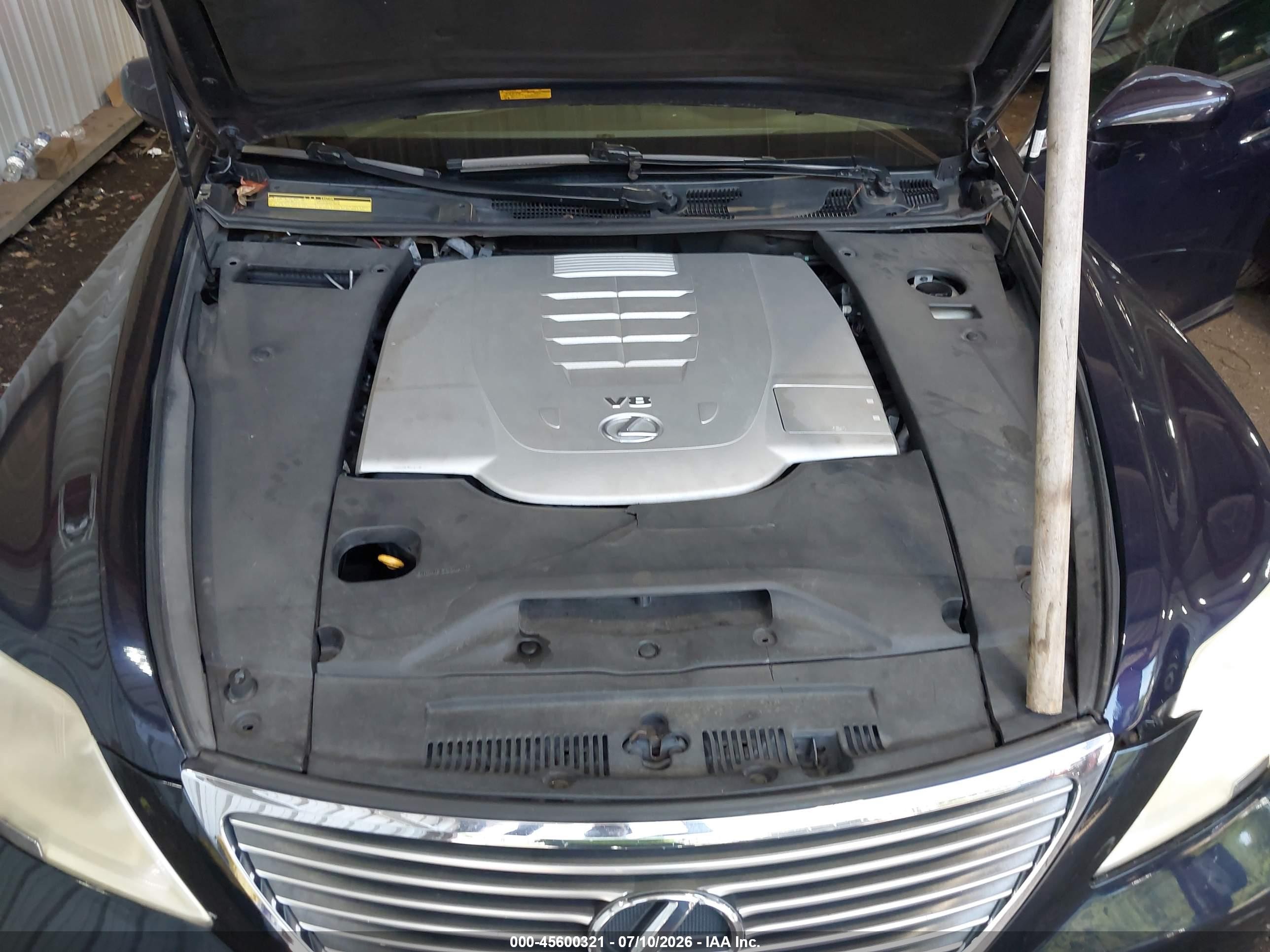 2008 Lexus Ls 460   Dark Blue vin: JTHBL46F085052213