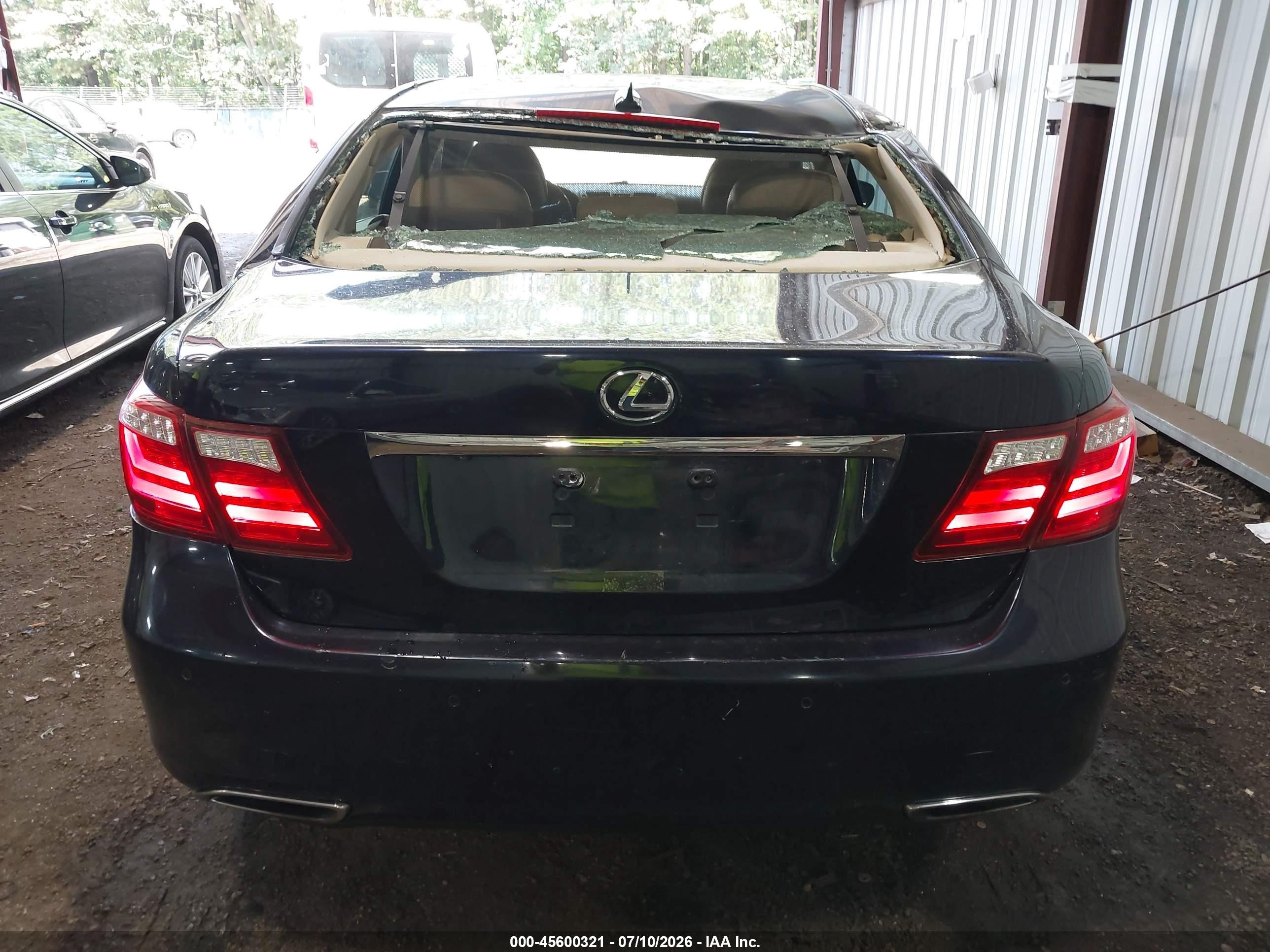 2008 Lexus Ls 460   Dark Blue vin: JTHBL46F085052213