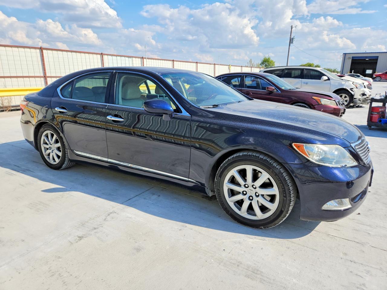 2008 Lexus Ls 460 Blue vin: JTHBL46F085061140