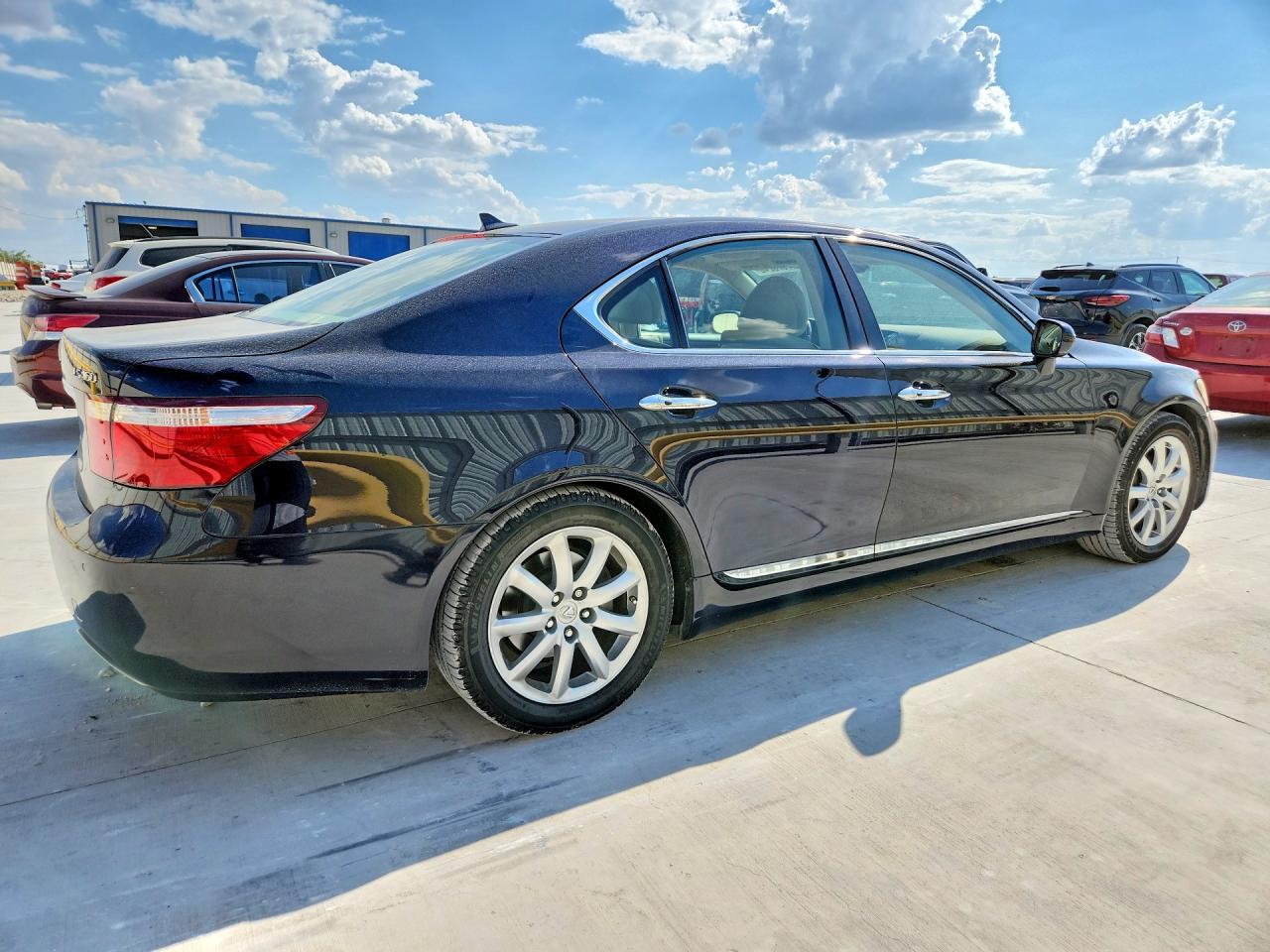 2008 Lexus Ls 460 Blue vin: JTHBL46F085061140