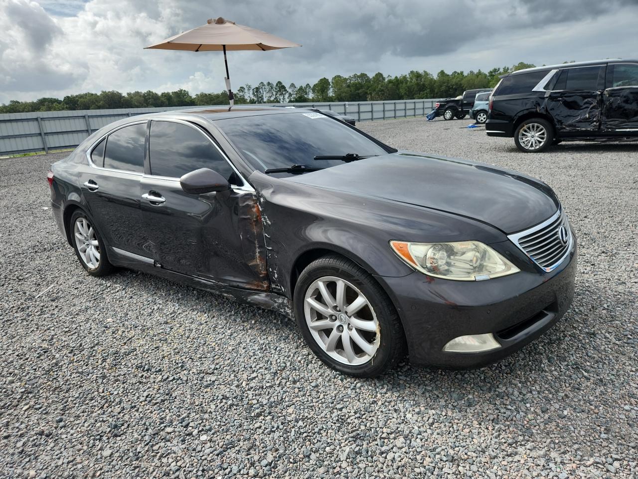2008 Lexus Ls 460 Gray vin: JTHBL46F085068251