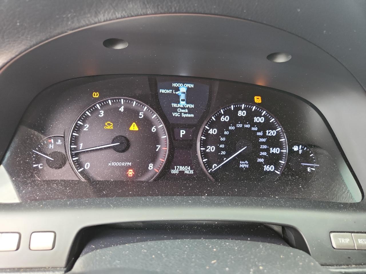 2008 Lexus Ls 460 Gray vin: JTHBL46F085068251