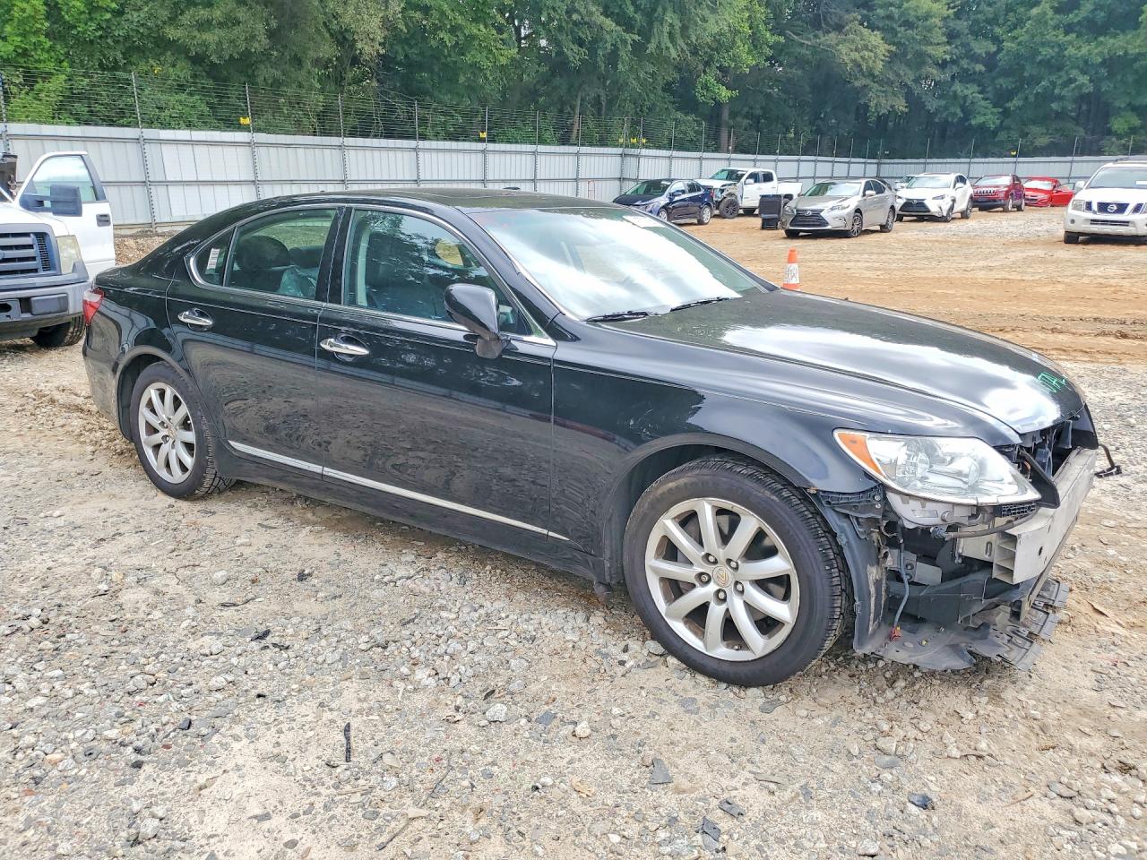 2008 Lexus Ls 460 Black vin: JTHBL46F085068511