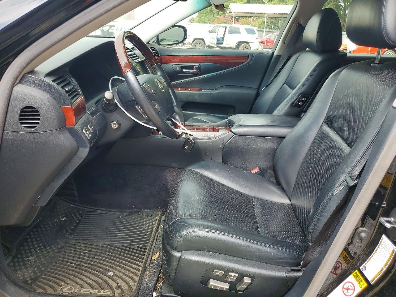 2008 Lexus Ls 460 Black vin: JTHBL46F085068511