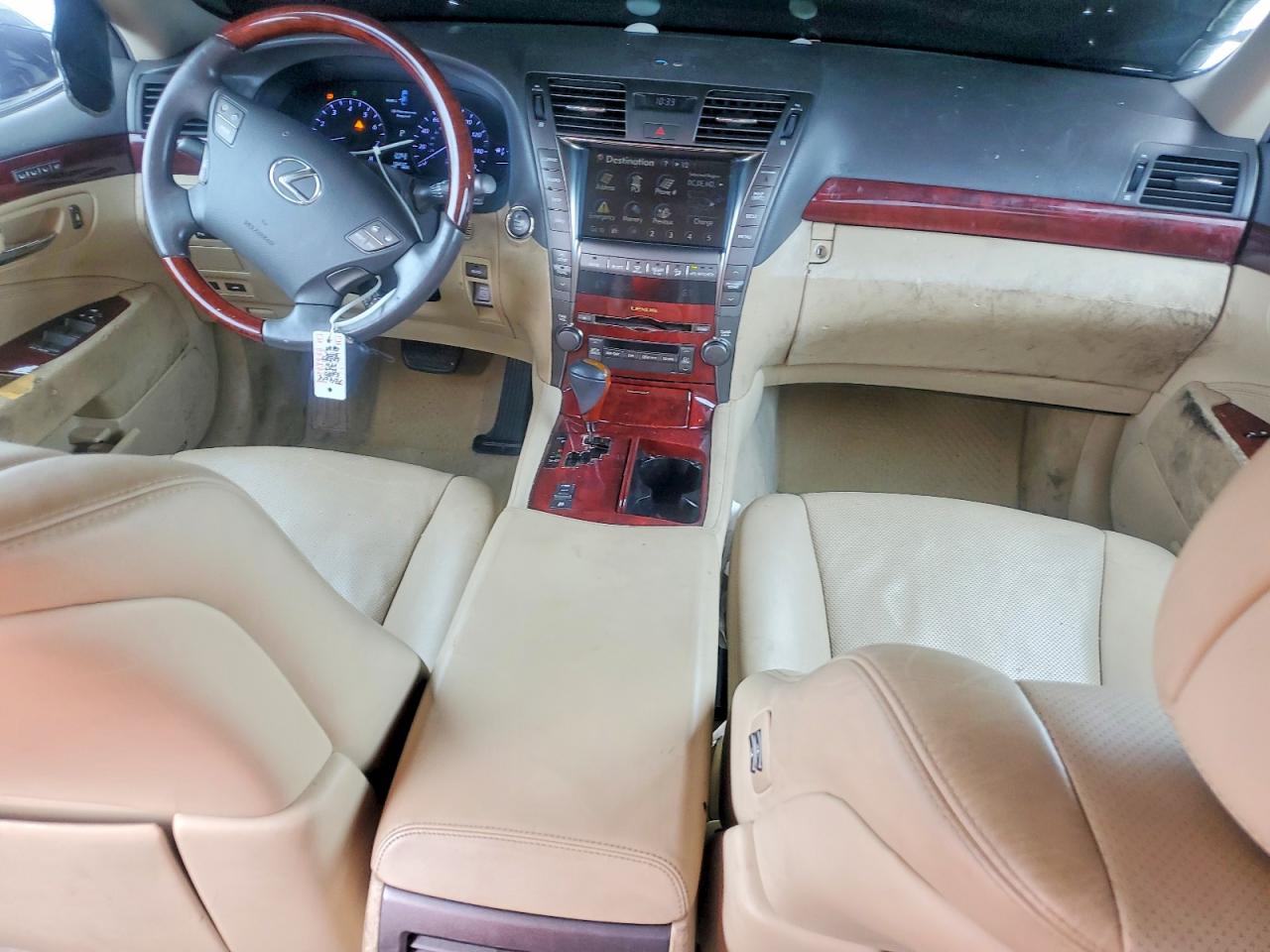 2008 Lexus Ls 460 Charcoal vin: JTHBL46F085070825