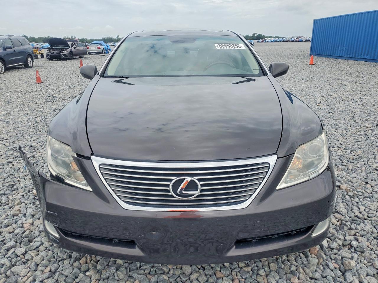2008 Lexus Ls 460 Charcoal vin: JTHBL46F085070825