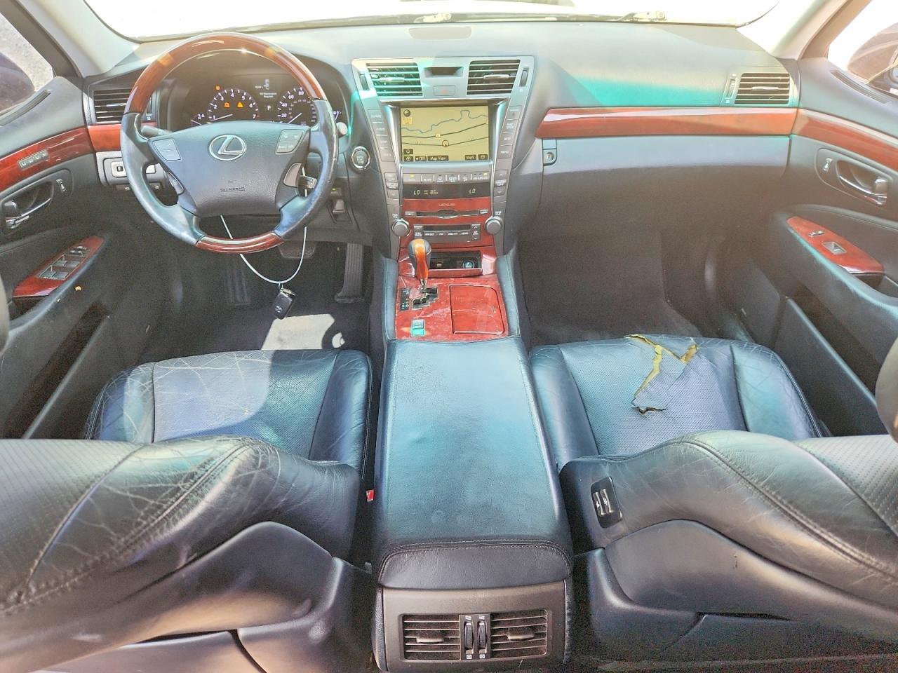2008 Lexus Ls 460 Black vin: JTHBL46F085073269