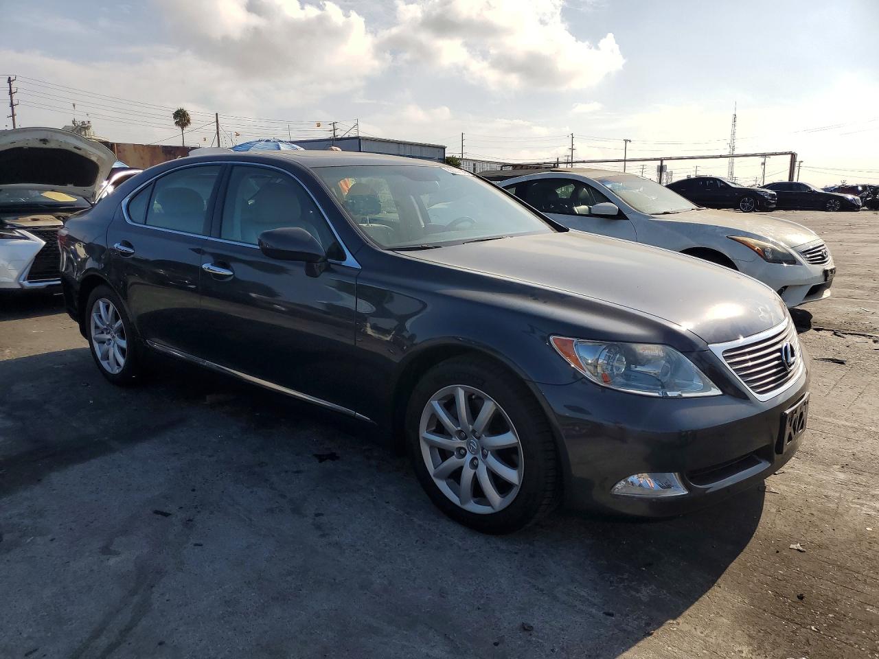 2008 Lexus Ls 460 Charcoal vin: JTHBL46F085074387