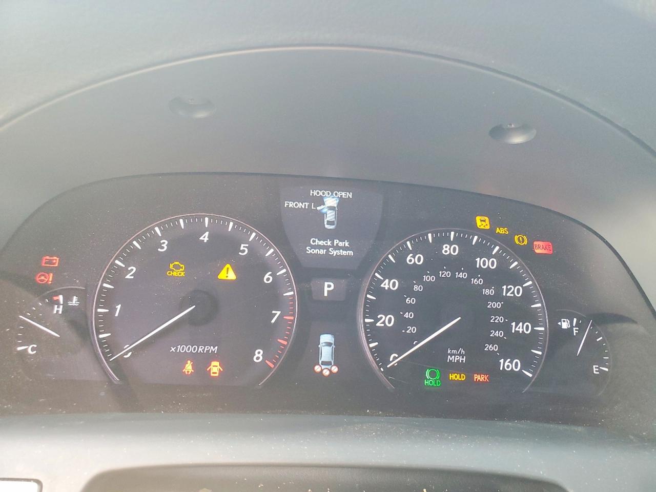 2008 Lexus Ls 460 Charcoal vin: JTHBL46F085074387