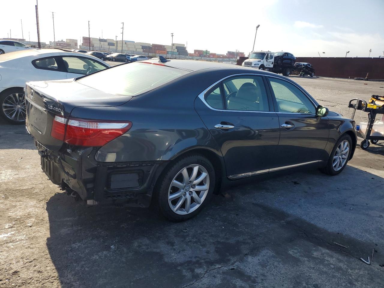 2008 Lexus Ls 460 Charcoal vin: JTHBL46F085074387